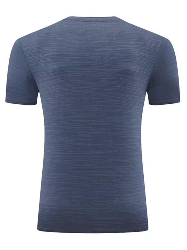 Men's new ice silk quick dry round neck short sleeve sports T-shirt - MyriadMart