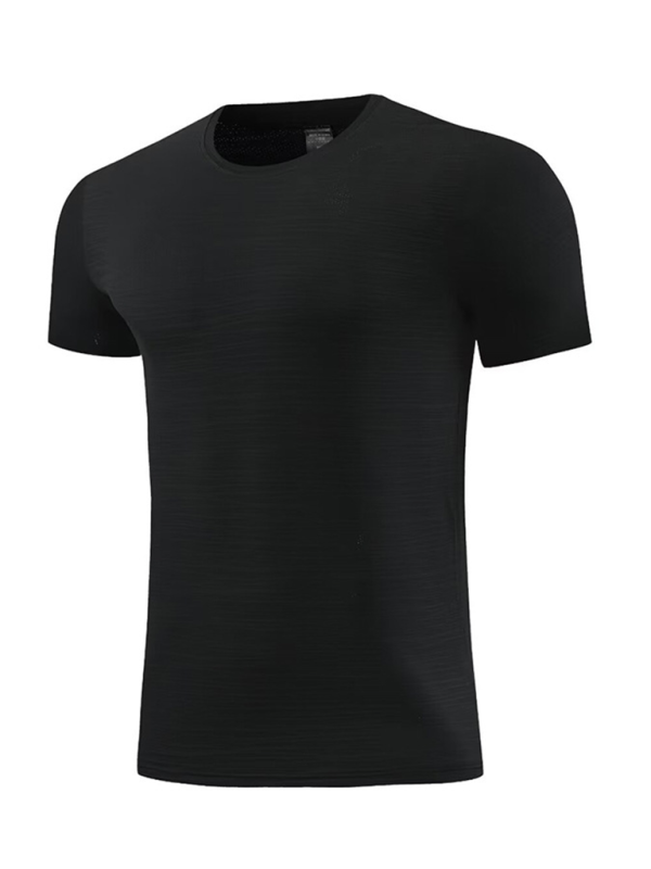 Men's new ice silk quick dry round neck short sleeve sports T-shirt - MyriadMart