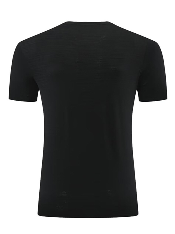 Men's new ice silk quick dry round neck short sleeve sports T-shirt - MyriadMart