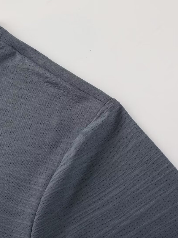 Men's new ice silk quick dry round neck short sleeve sports T-shirt - MyriadMart