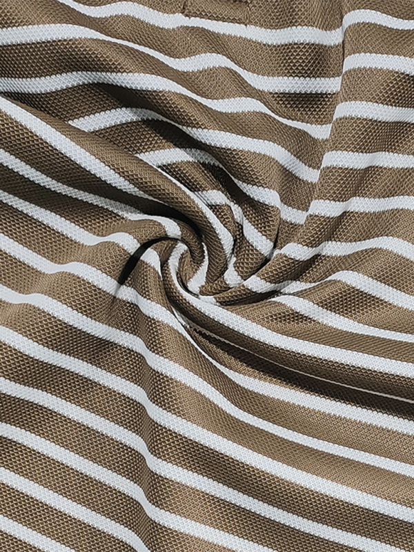 Long Sleeve Henley Shirt Casual Horizontal Striped Henley T-Shirt - MyriadMart