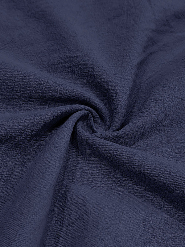 Men's Casual Sleeveless Waistcoat Shirt Linen Hooded Solid Color Breathable Loose Top - MyriadMart