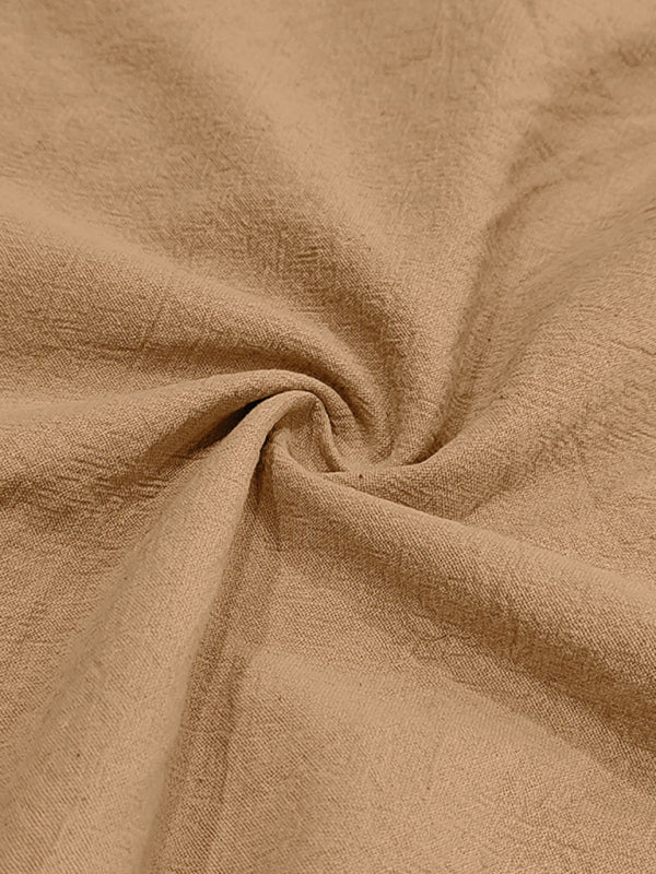 Men's Casual Sleeveless Waistcoat Shirt Linen Hooded Solid Color Breathable Loose Top - MyriadMart