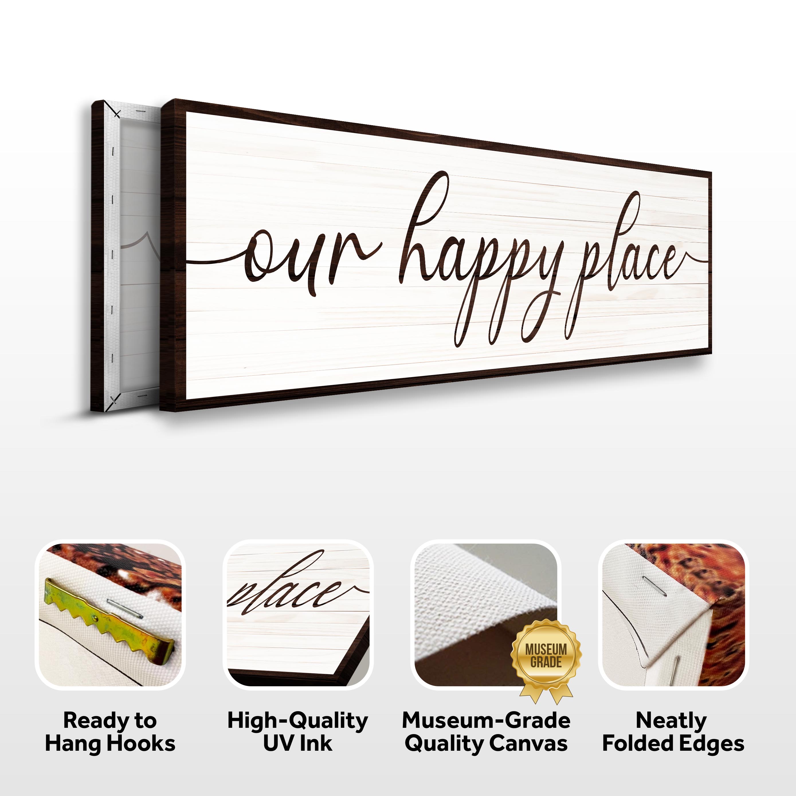 Our Happy Place Sign II on sale at MyriadMart