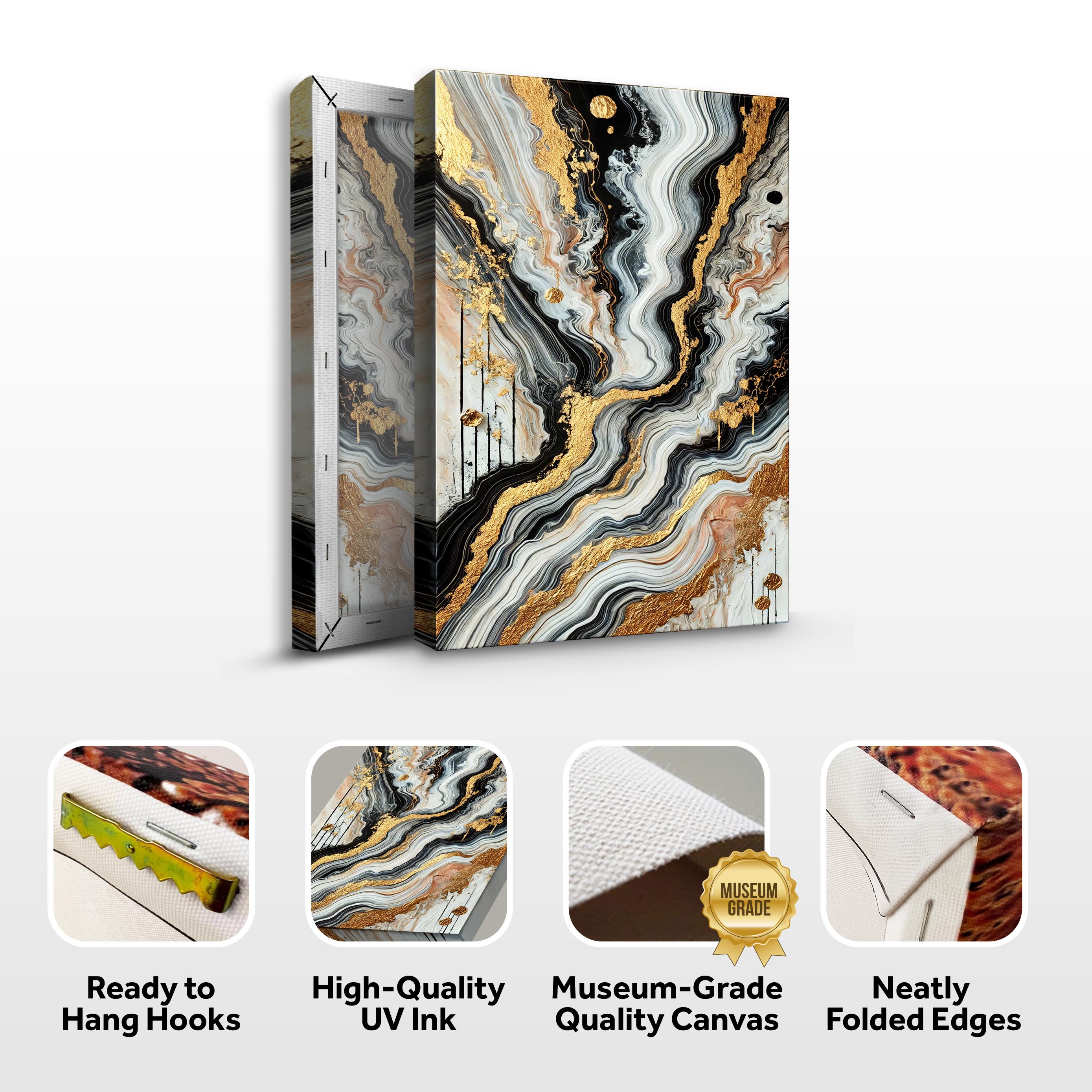 Modern Marble Effect Wall Art on sale at MyriadMart