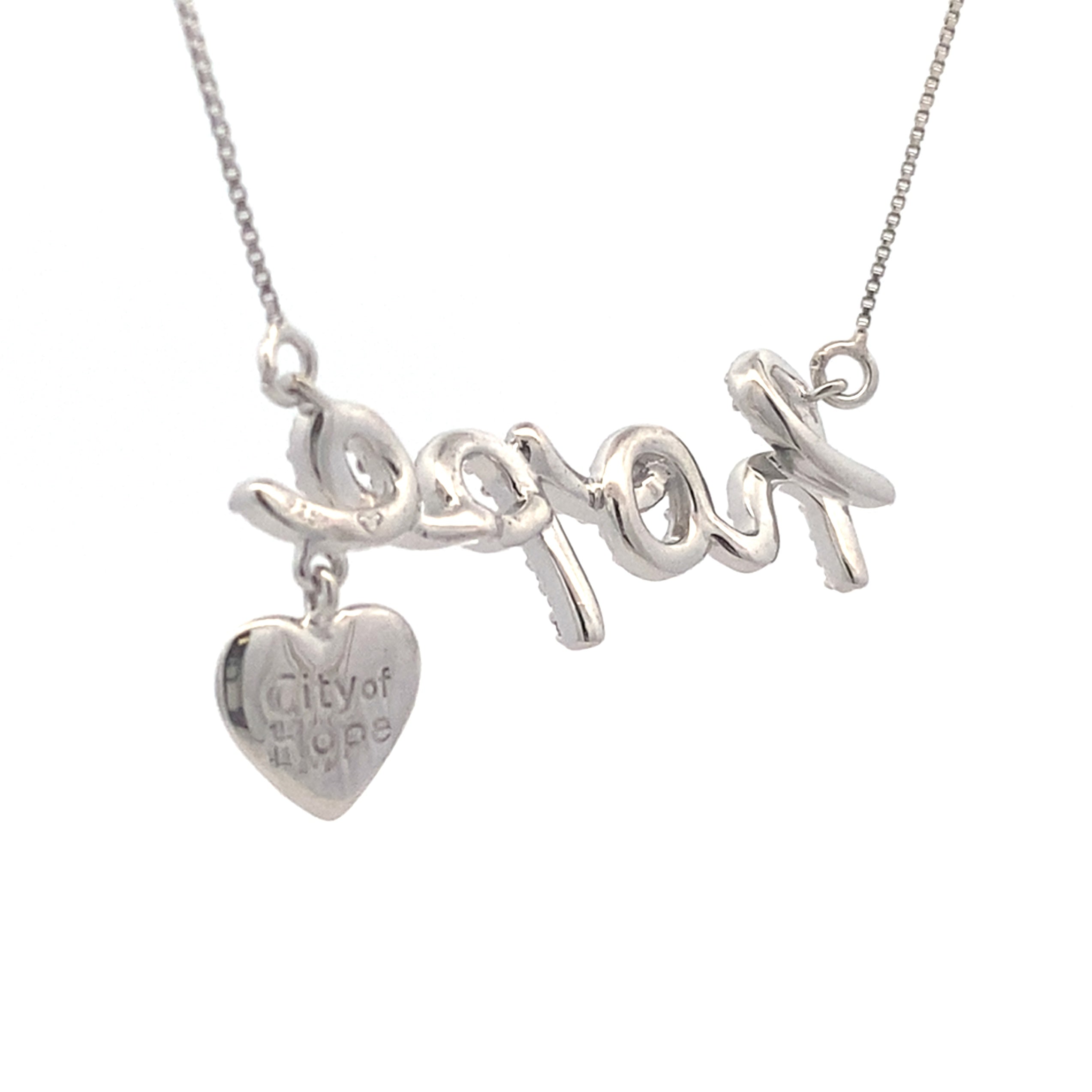 .30ct Diamond Heart Love Pendant Sterling Silver on sale at MyriadMart