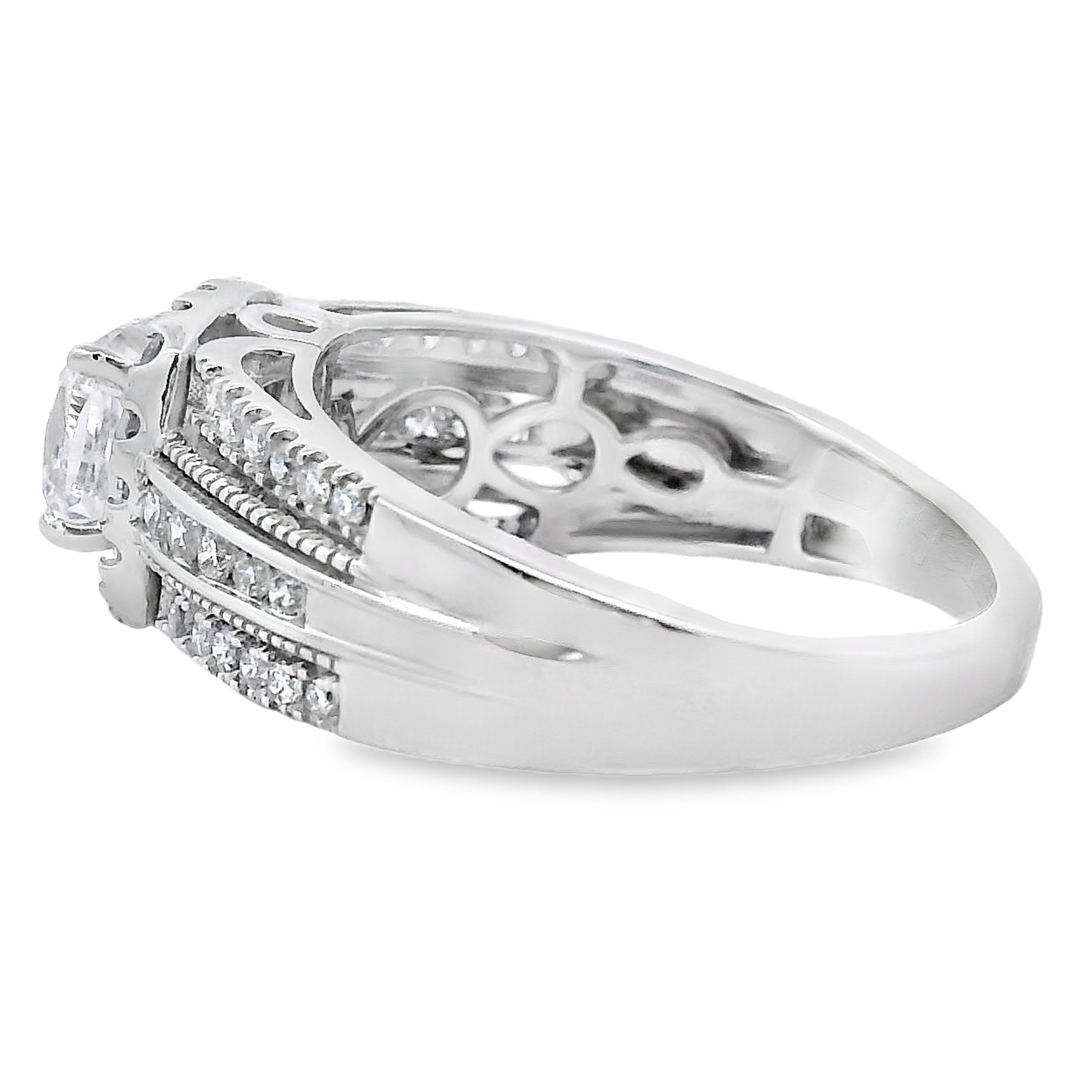 1.53ct Lab Grown Diamond Eng Only 10KT White Gold on sale at MyriadMart