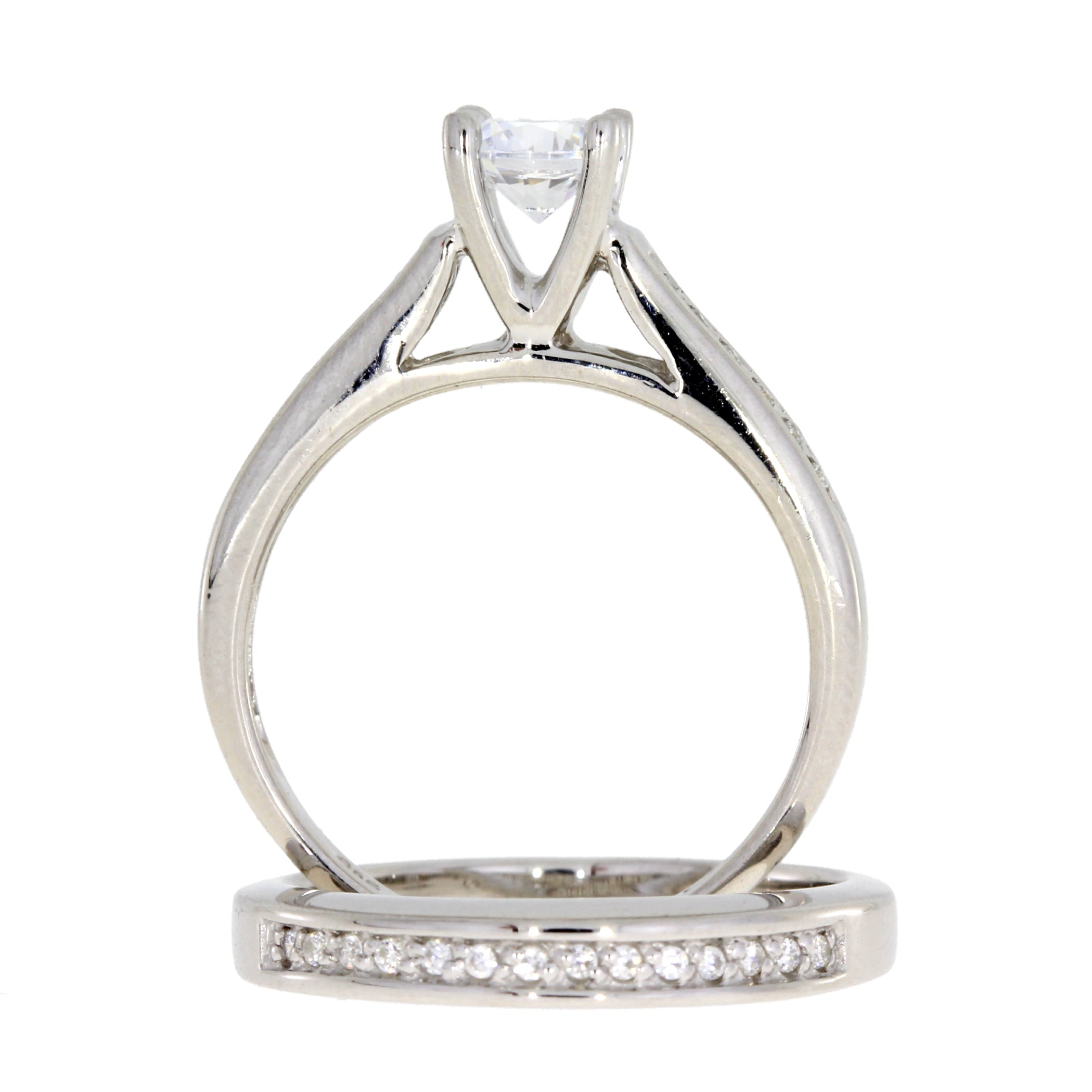 Cubic Zirconia CZ SS Bridal Sterling Silver on sale at MyriadMart