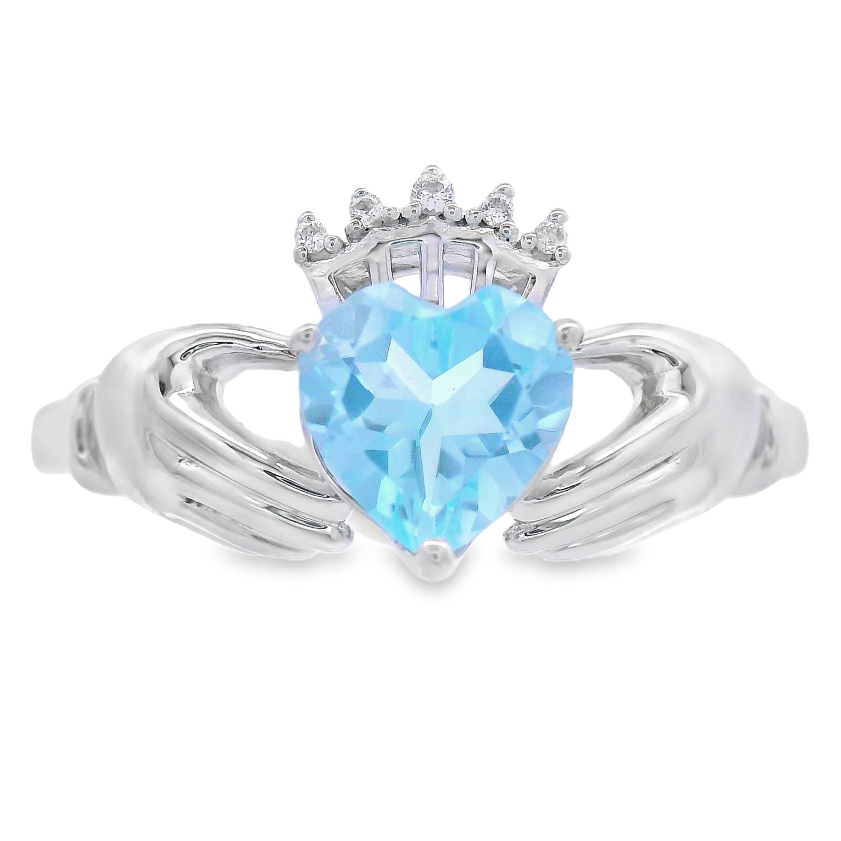 Blue Topaz Ring Sterling Silver