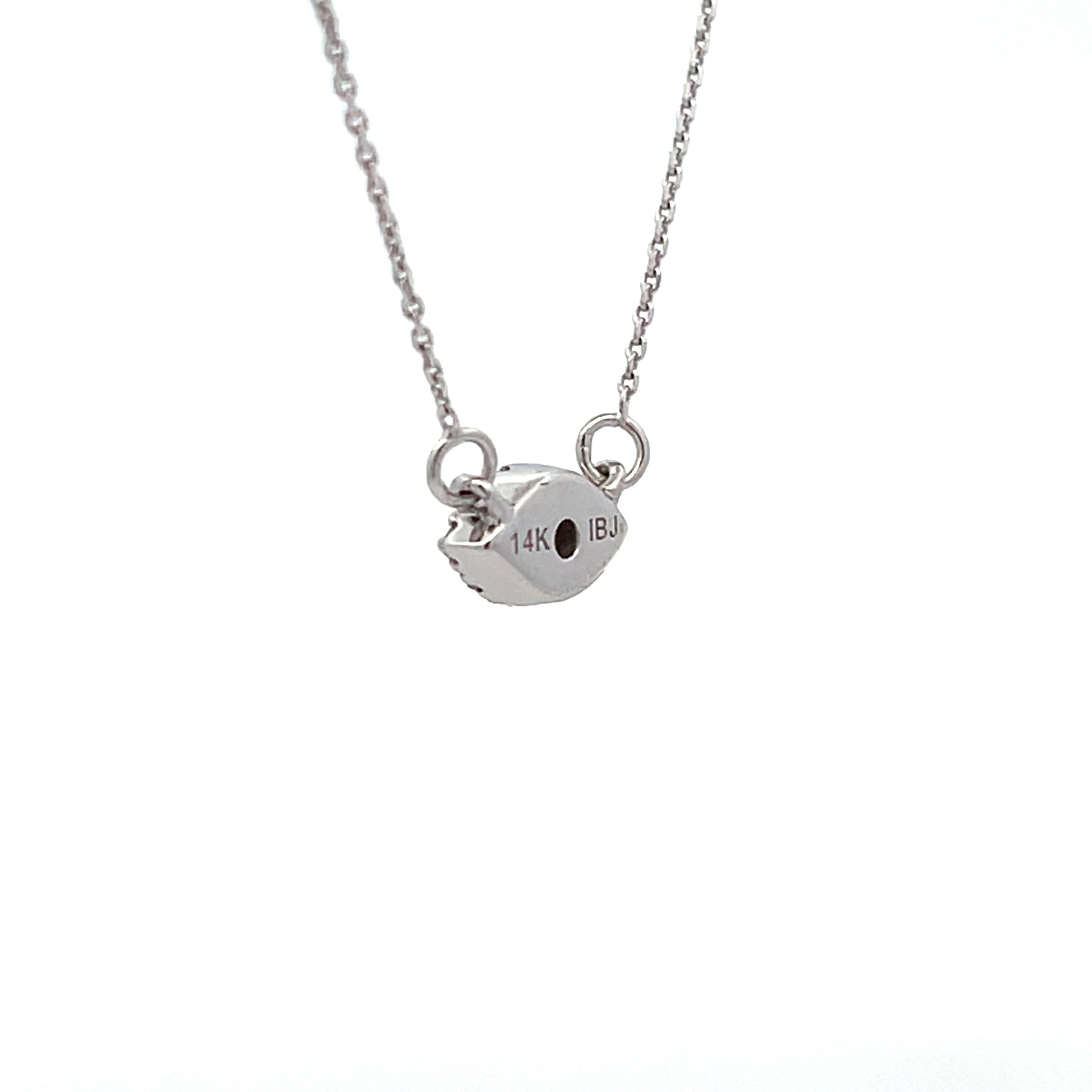 .14ct Sapphire Diamond Fashion Pendants 14KT White Gold on sale at MyriadMart