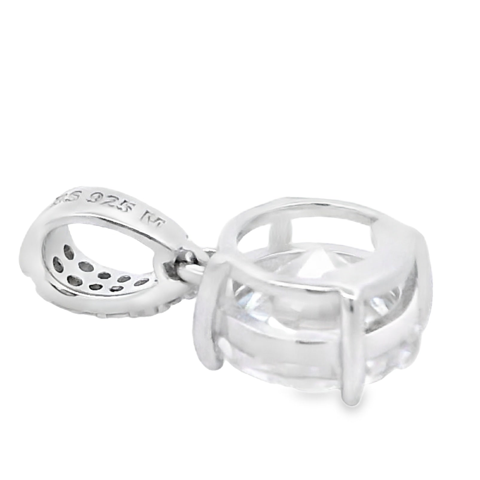2.00ct Moissanite Pendant Sterling Silver on sale at MyriadMart