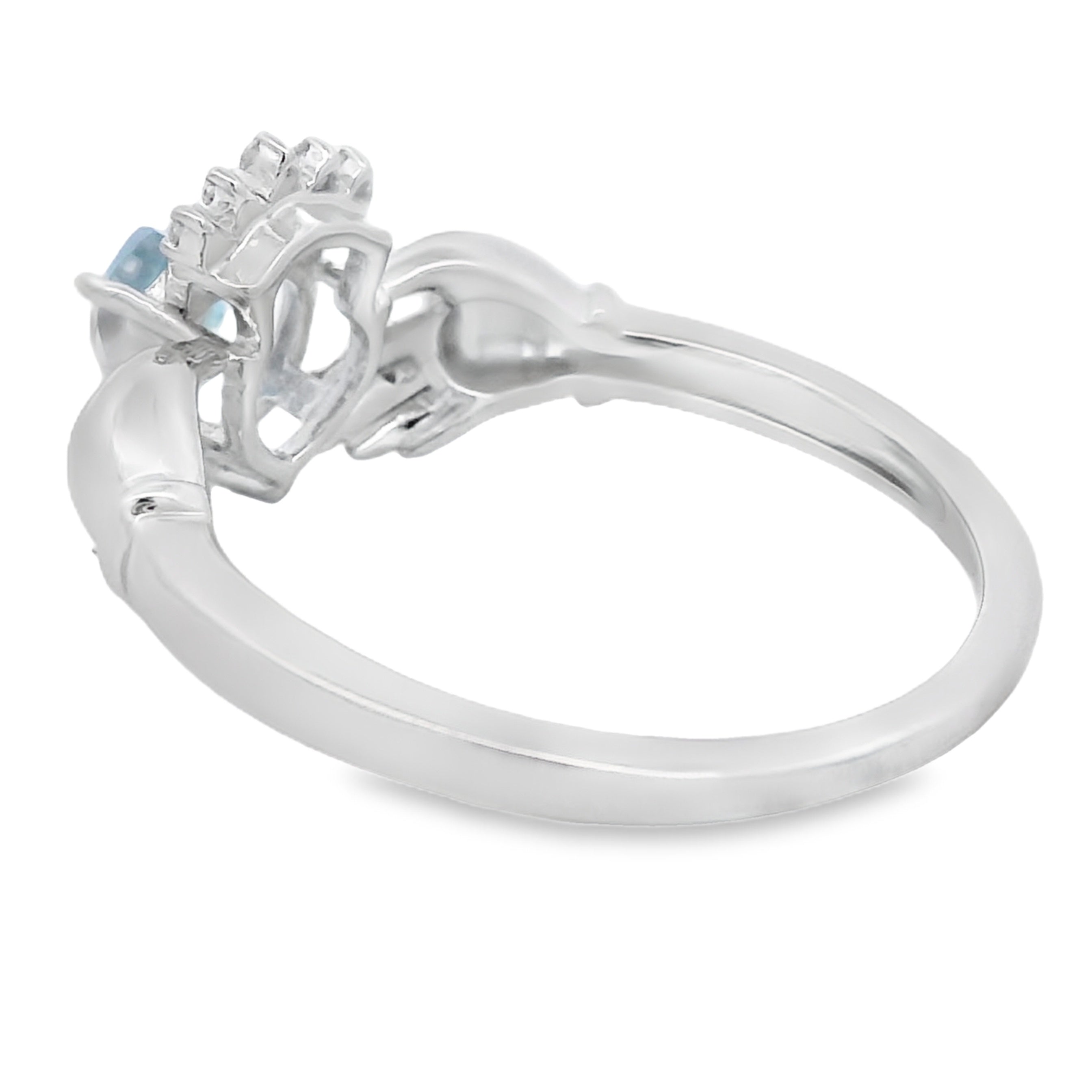 Blue Topaz Ring Sterling Silver