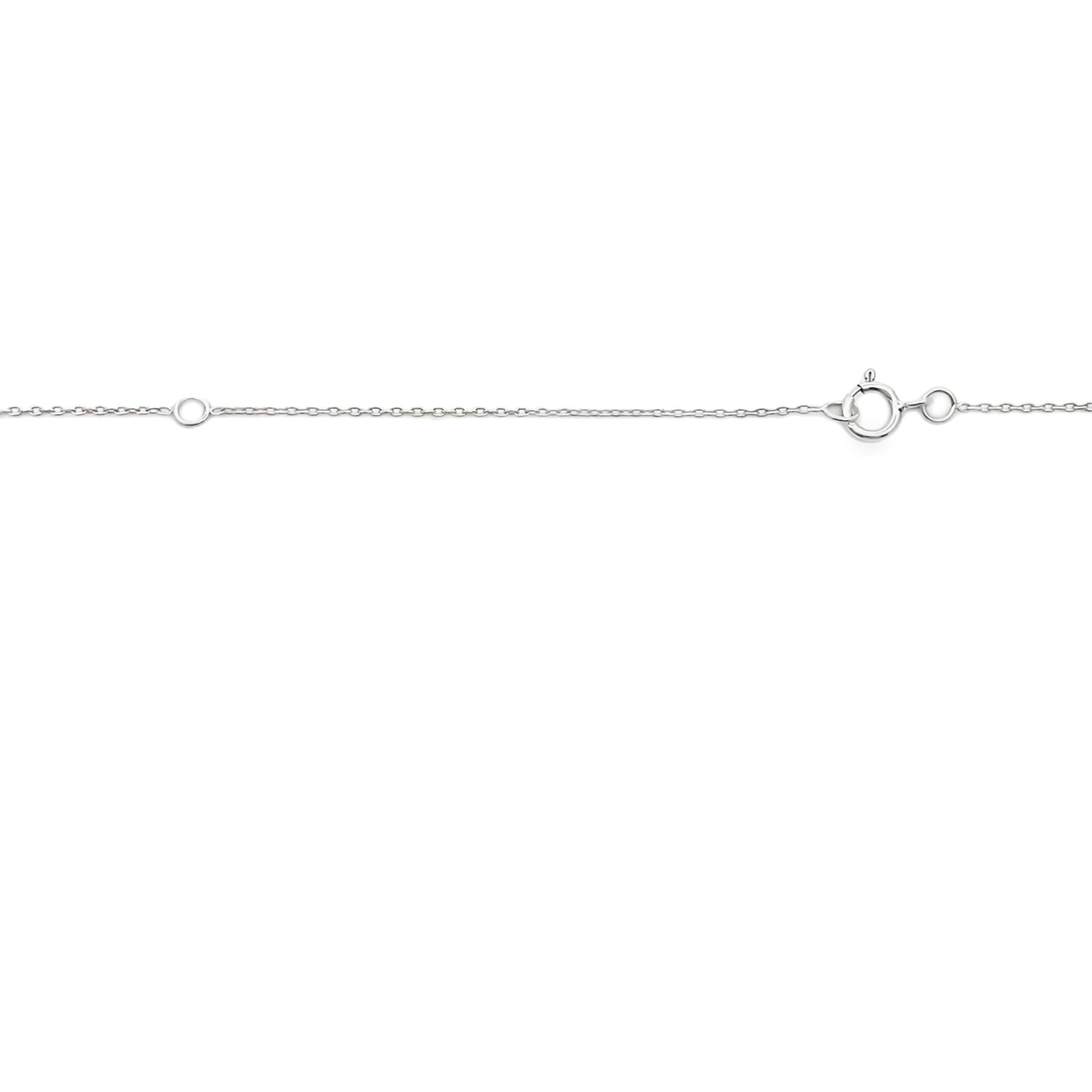 .30ct Sapphire Diamond Fashion Pendants 14KT White Gold on sale at MyriadMart