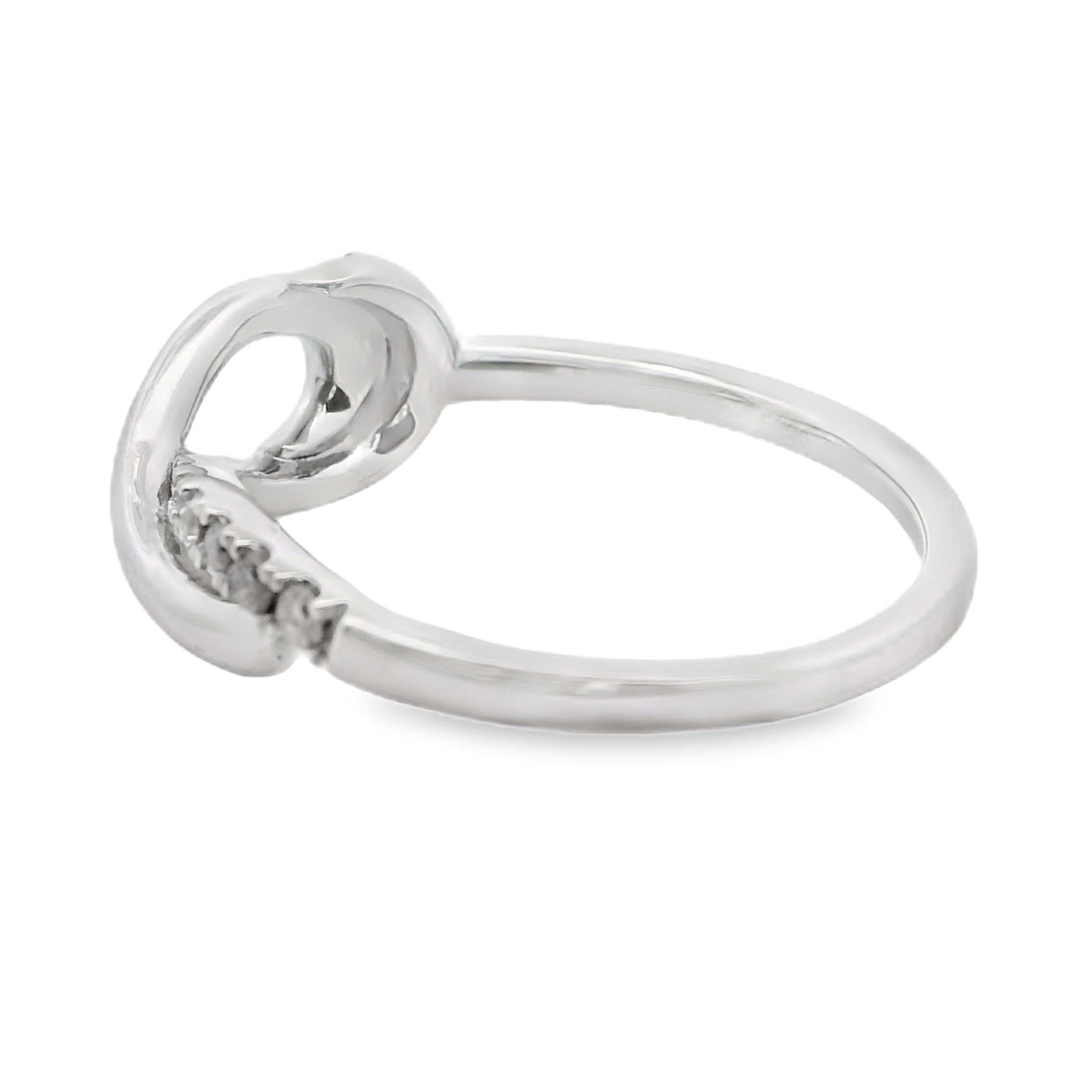 Natural .21ct Diamond Ring Sterling Silver on sale at MyriadMart