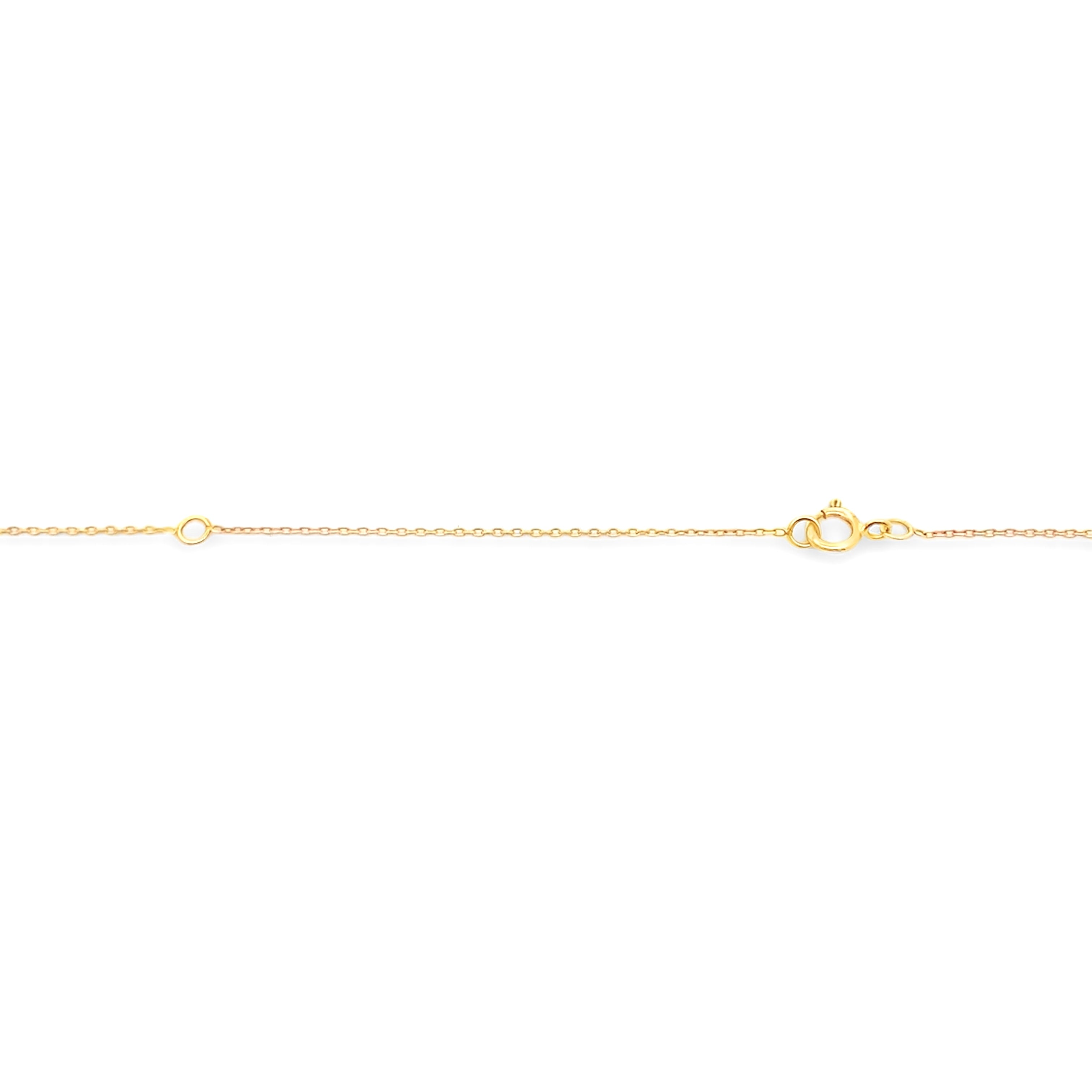 Sapphire Diamond Fashion Pendants 14KT Yellow Gold on sale at MyriadMart