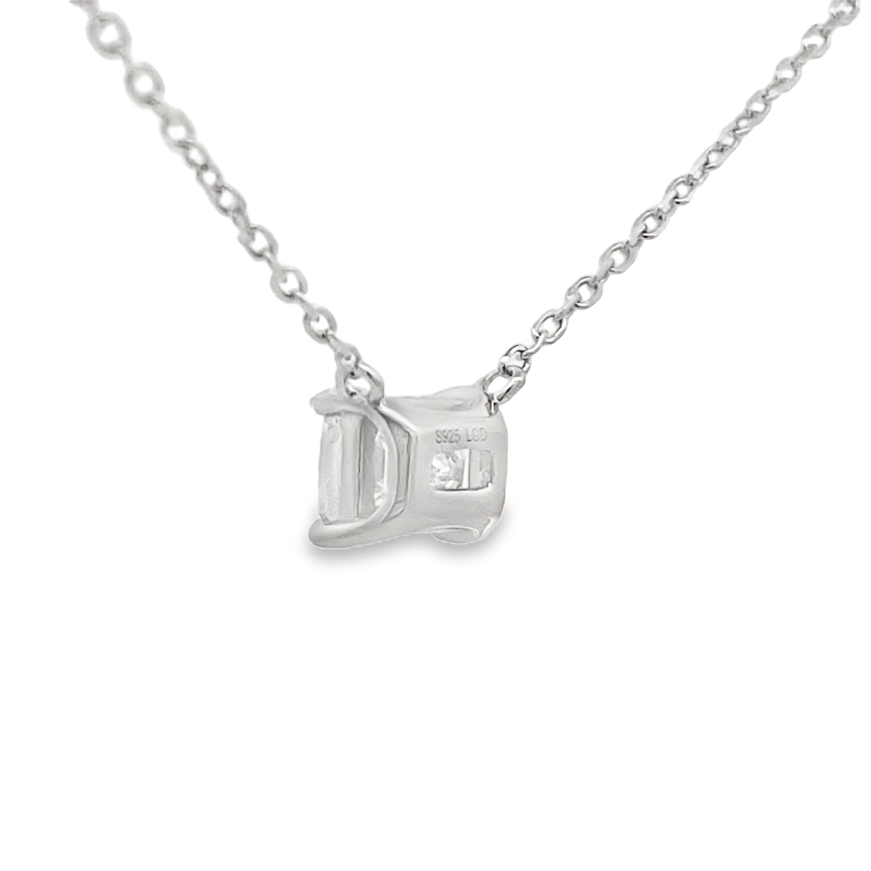 1.00ct Lab Grown Diamond Pendant Sterling Silver on sale at MyriadMart