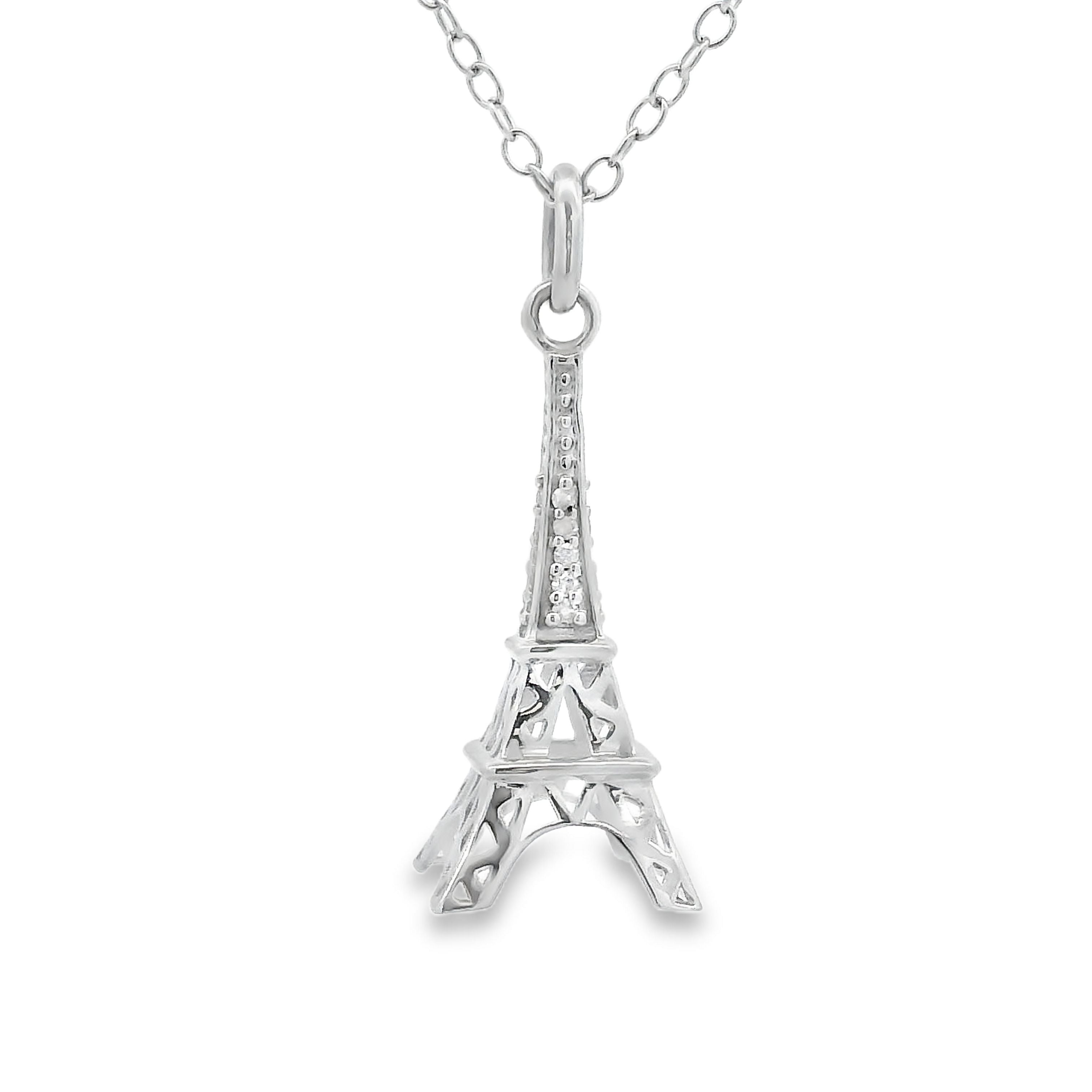 .06ct Diamond Fashion Pendants Sterling Silver on sale at MyriadMart