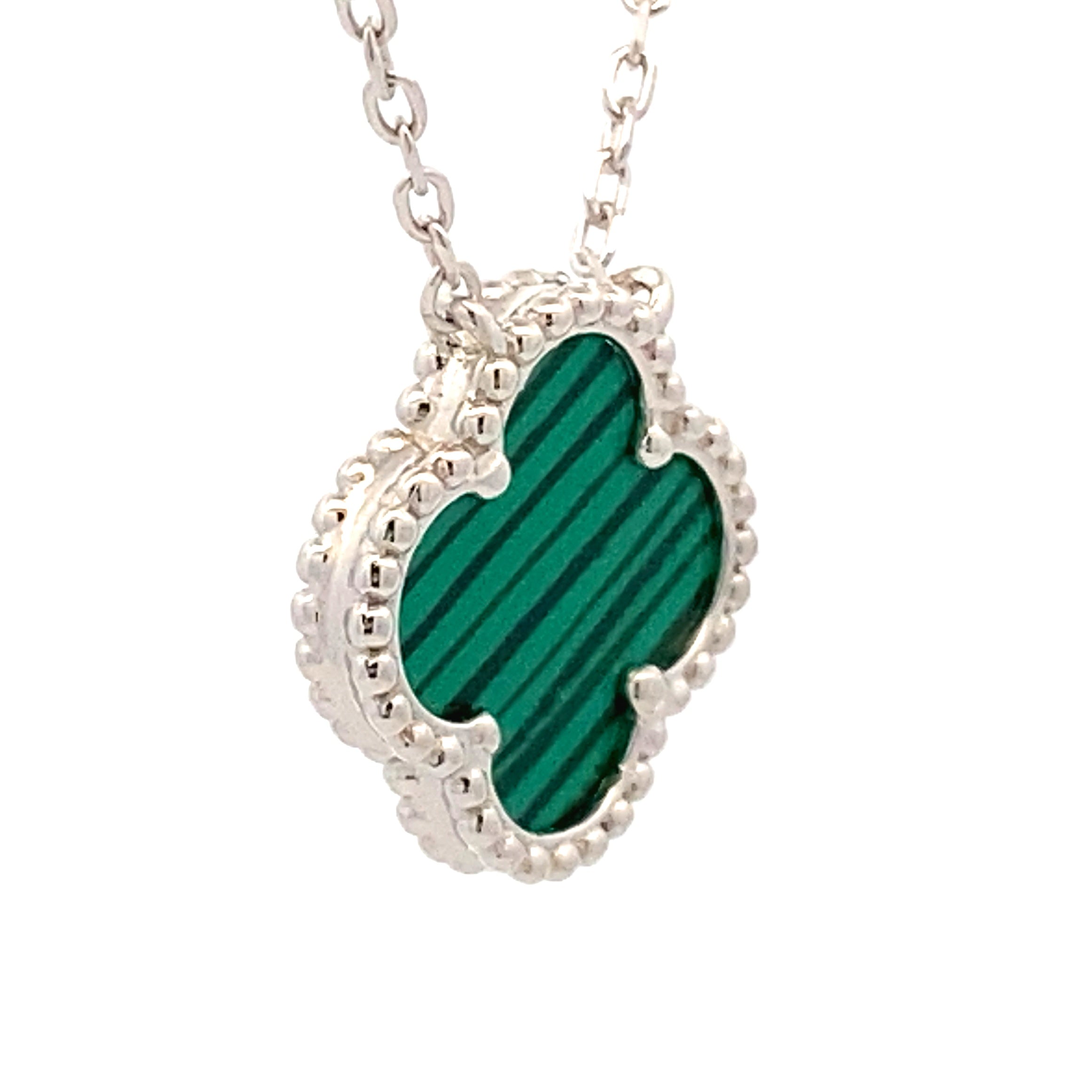 Natural Malachite Fashion Pendants Sterling Silver on sale at MyriadMart