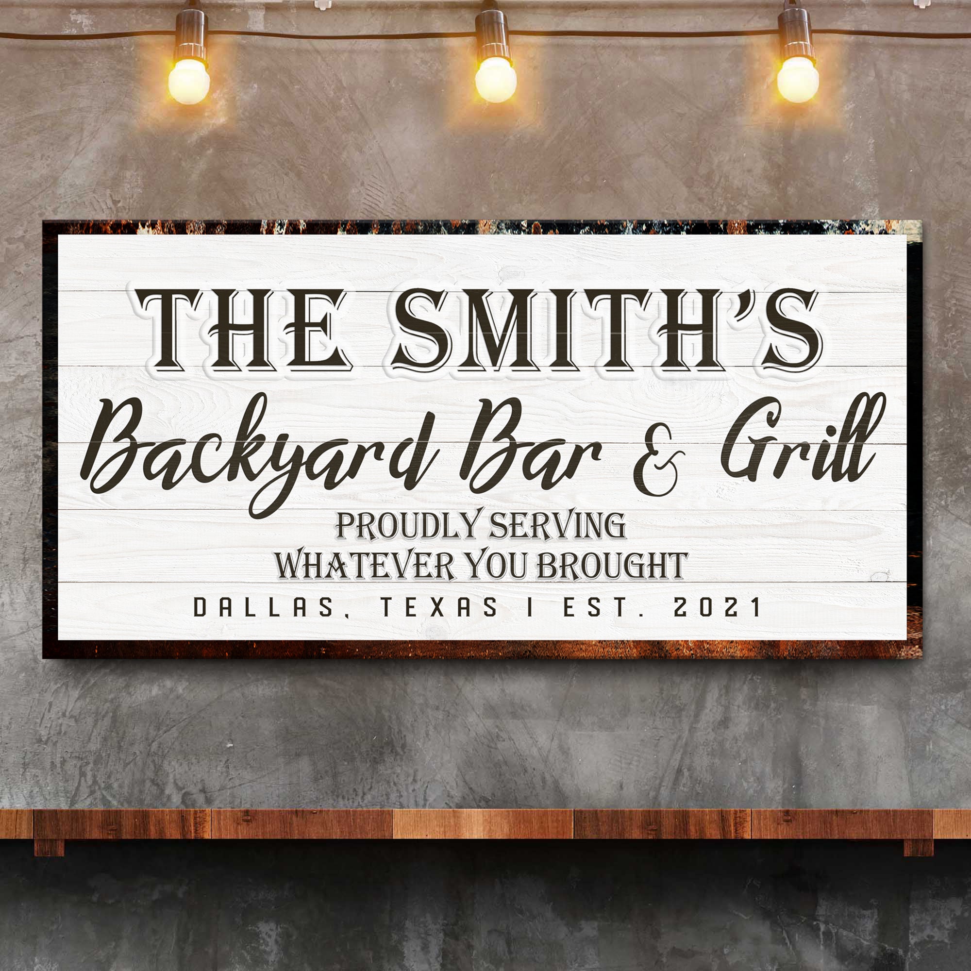 Backyard Bar & Grill Sign XIX on sale at MyriadMart