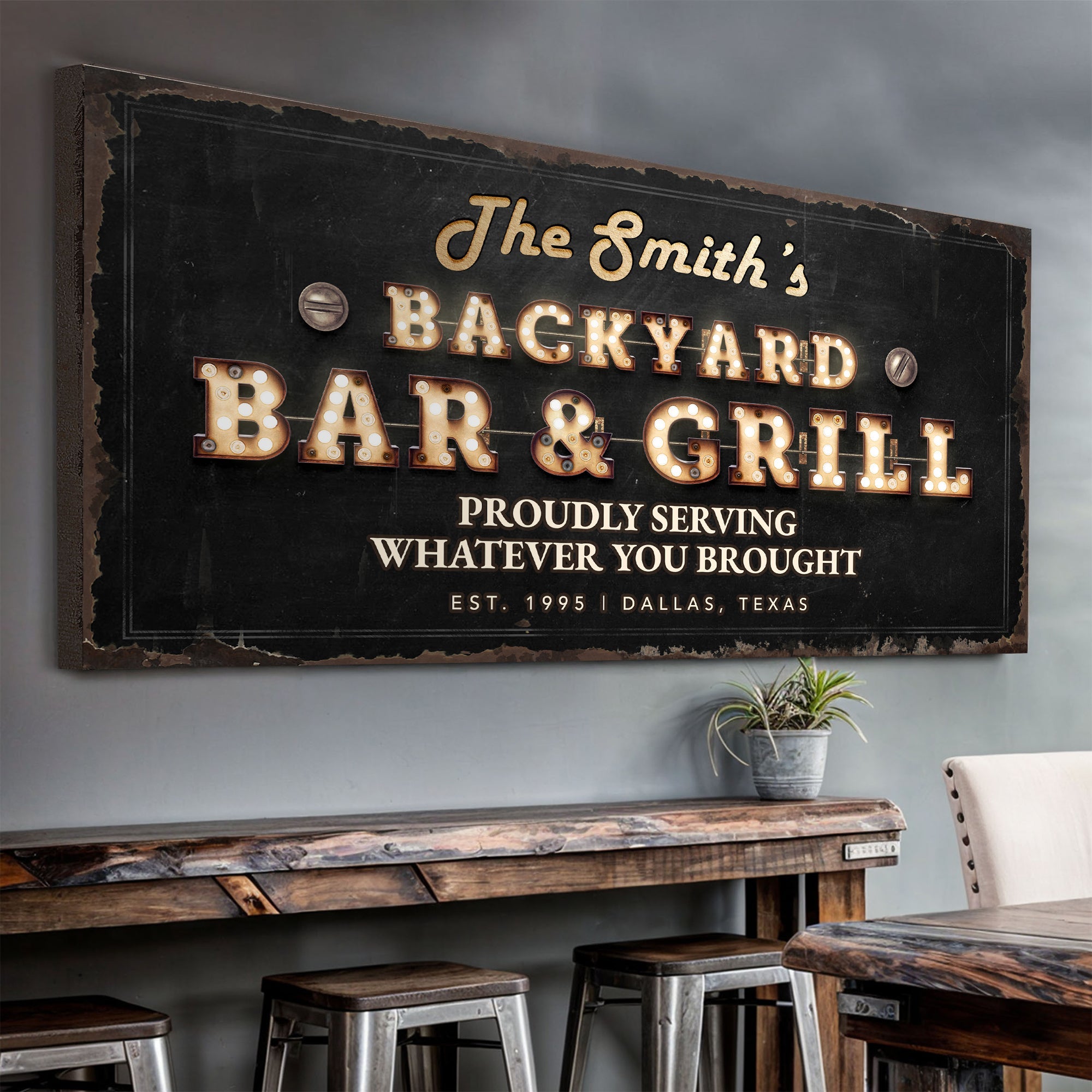 Backyard Bar & Grill Sign XVIII on sale at MyriadMart