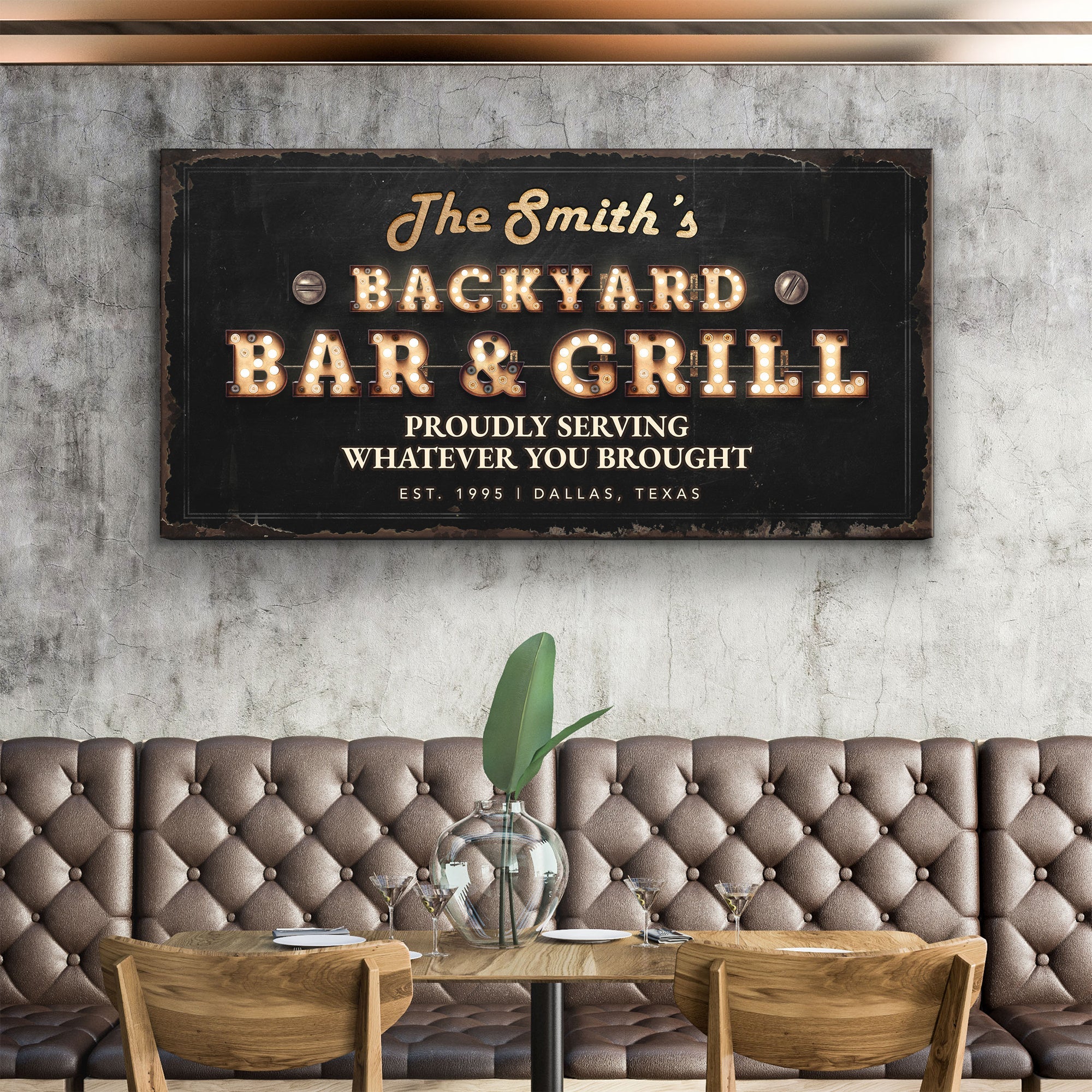 Backyard Bar & Grill Sign XVIII on sale at MyriadMart