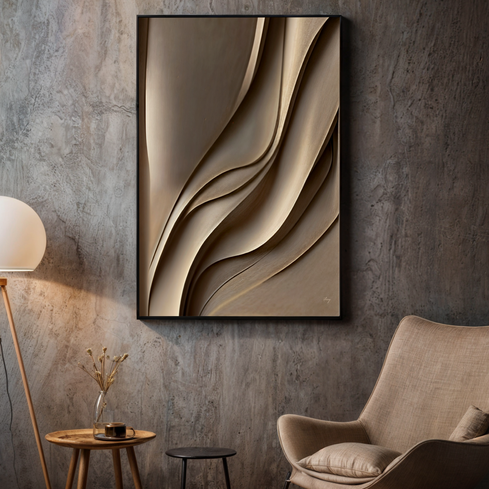 Canvas Print: "Drifted Elegance" on sale at MyriadMart