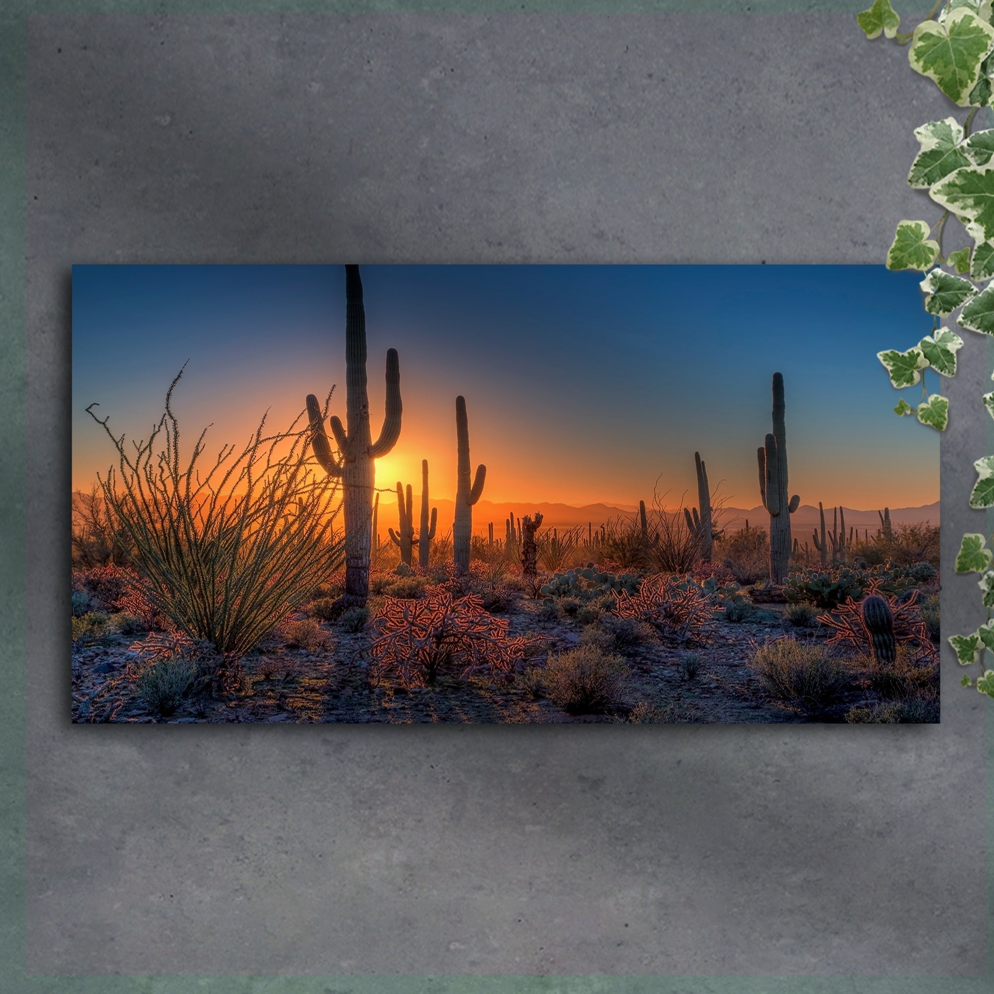 Desert Dusk Canvas Wall Art on sale at MyriadMart