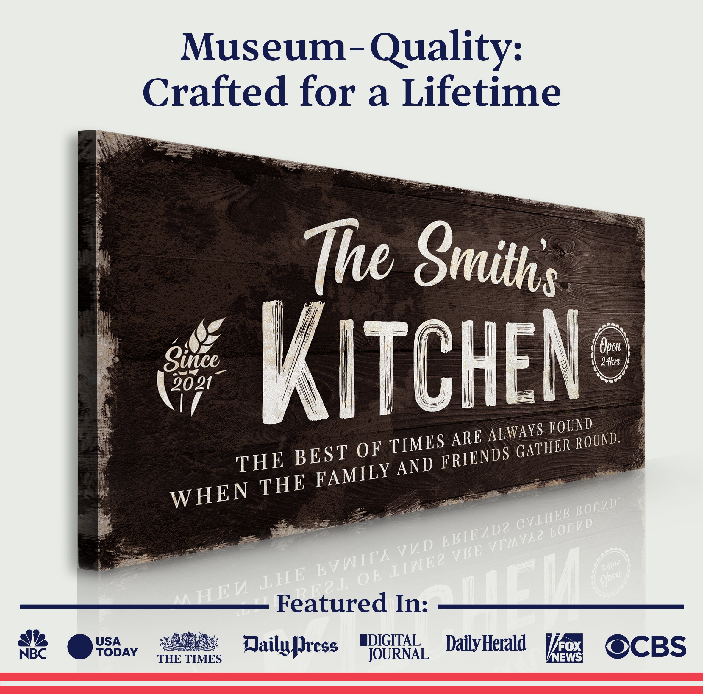 Family Kitchen Sign II on sale at MyriadMart