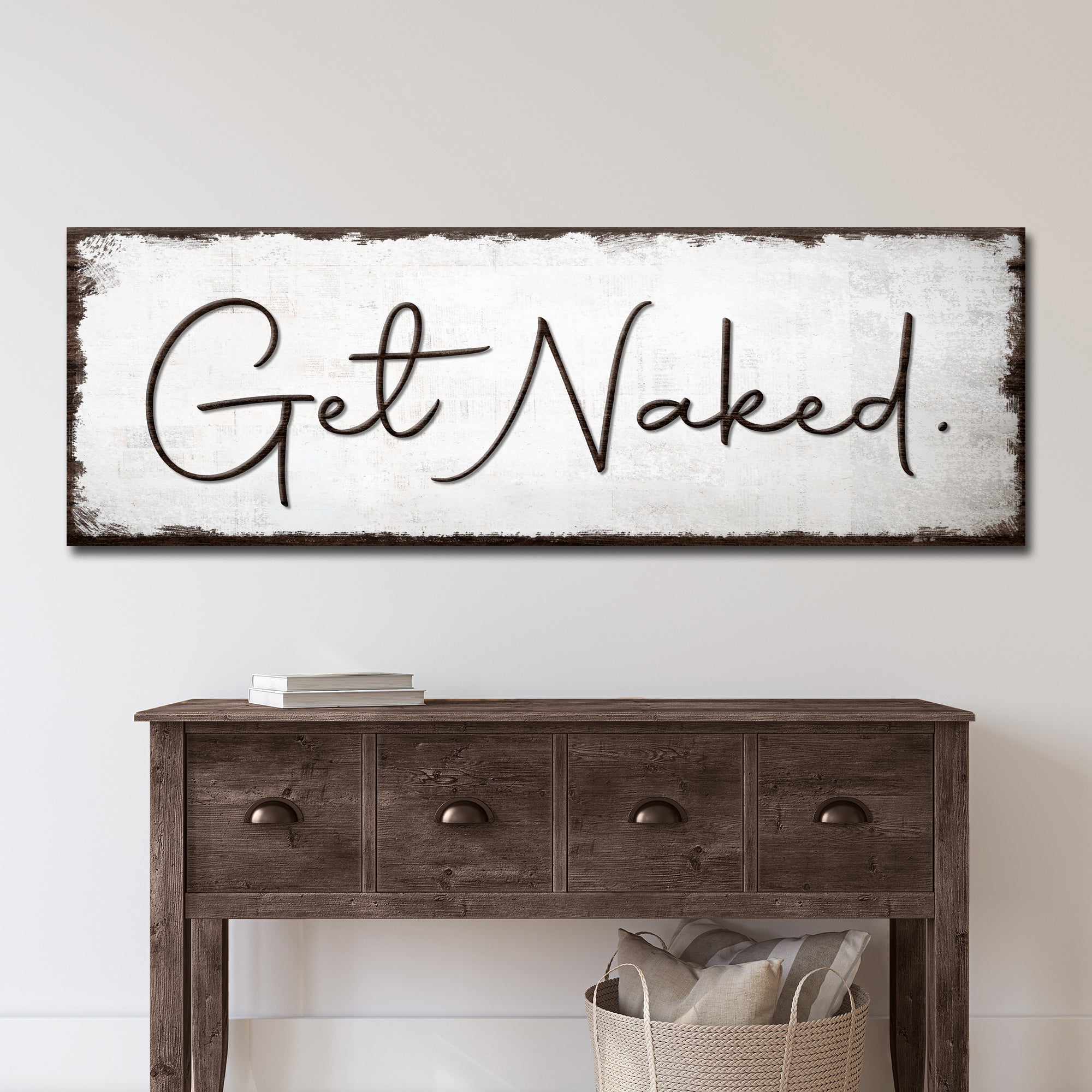 Get Naked Bathroom Sign on sale at MyriadMart