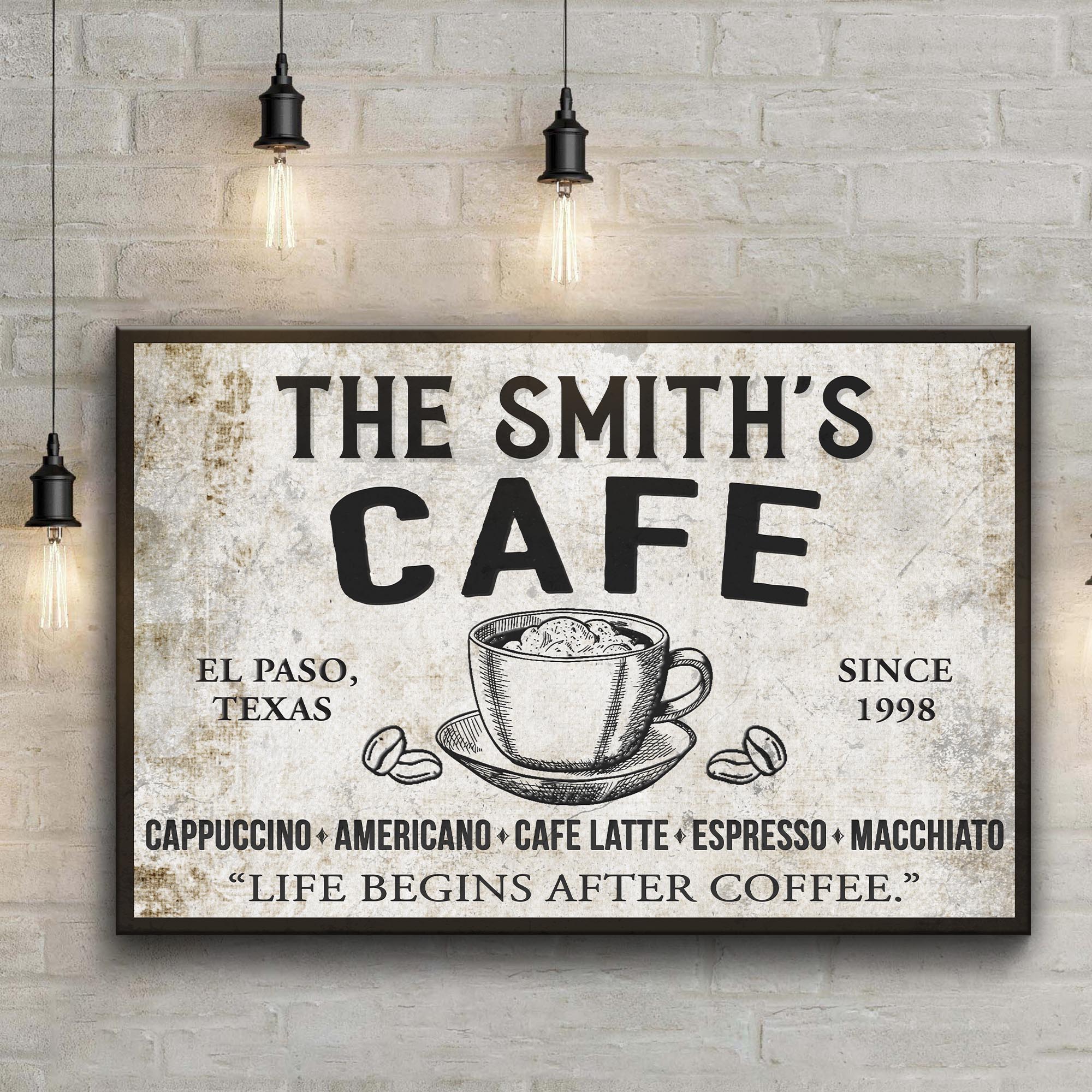 Cafe Sign IV on sale at MyriadMart