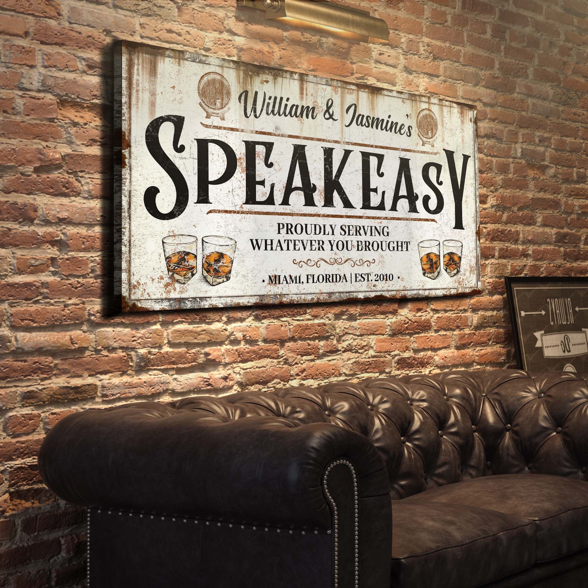 Speakeasy Sign V on sale at MyriadMart