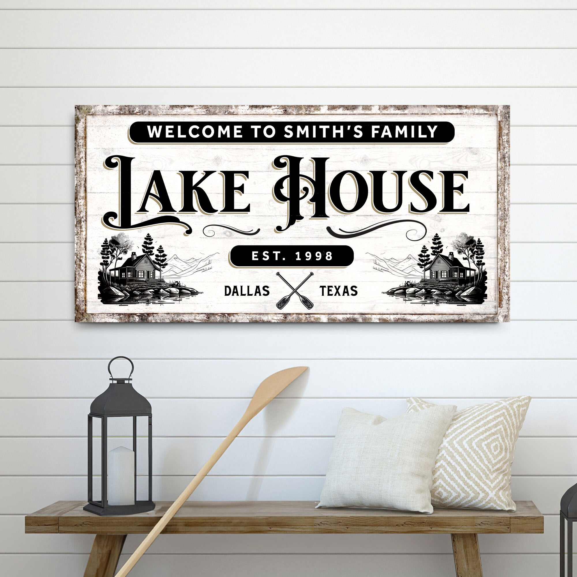 Lake House Sign VIII on sale at MyriadMart