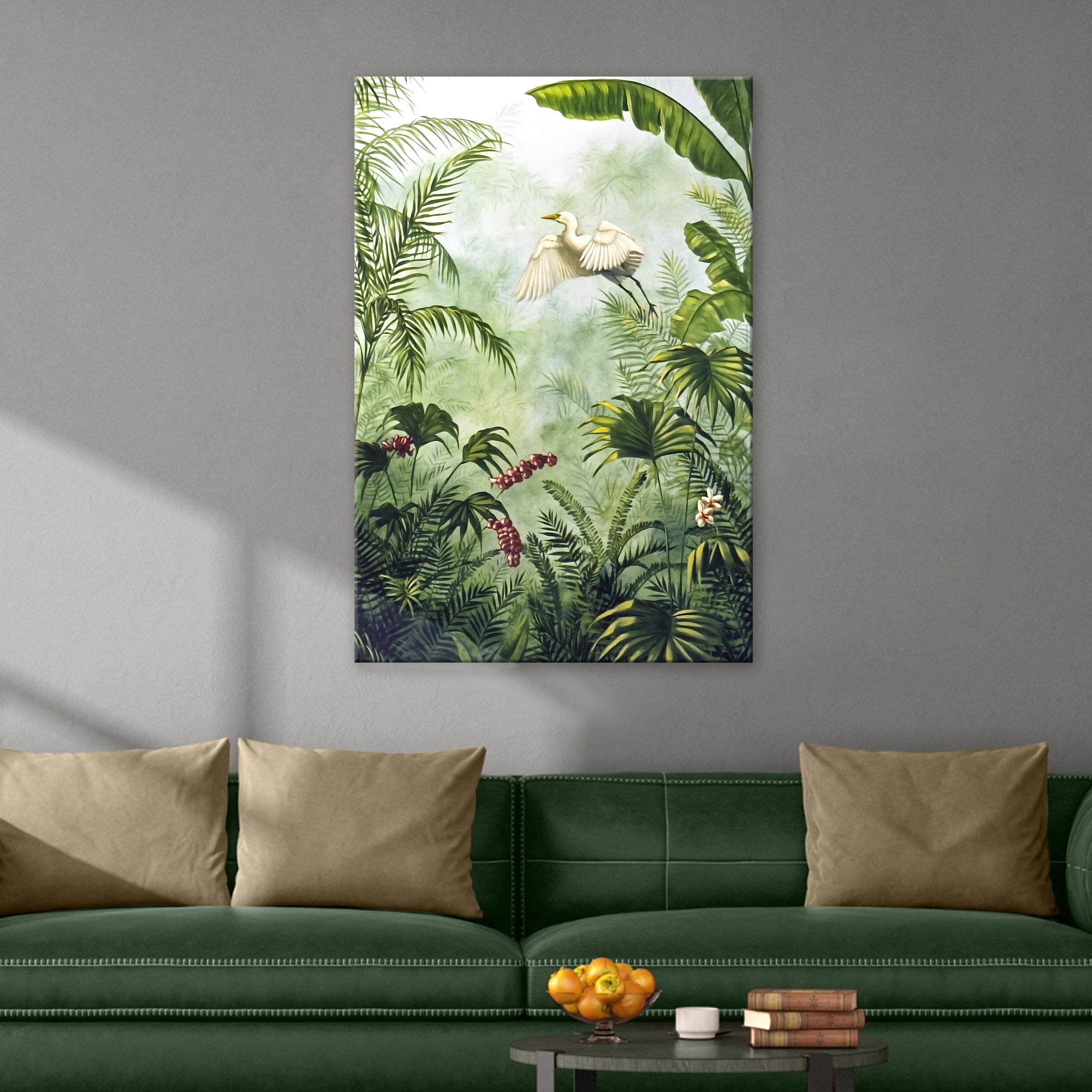 Tropical Rainforest Plants Canvas Wall Art on sale at MyriadMart