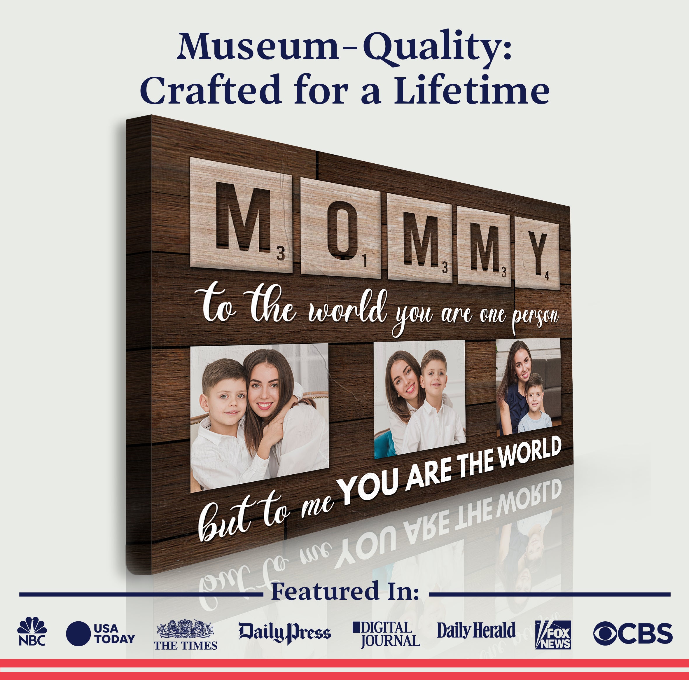 Mother's Day Sign To Me You Are The World on sale at MyriadMart