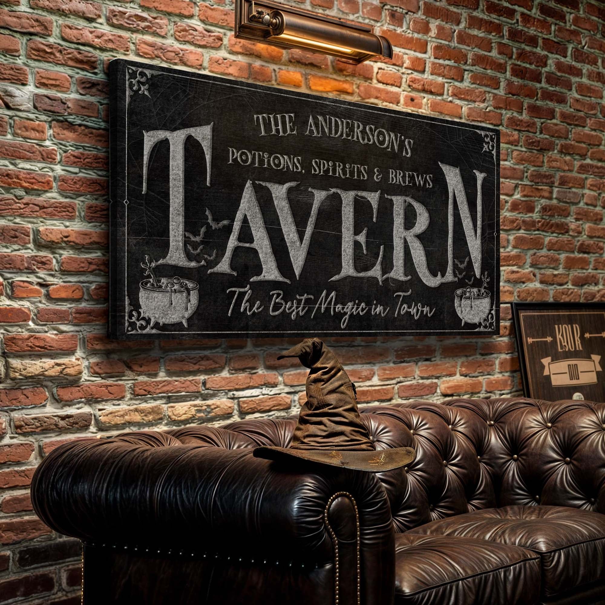 Potions, Spirits & Brews Tavern Halloween Sign on sale at MyriadMart
