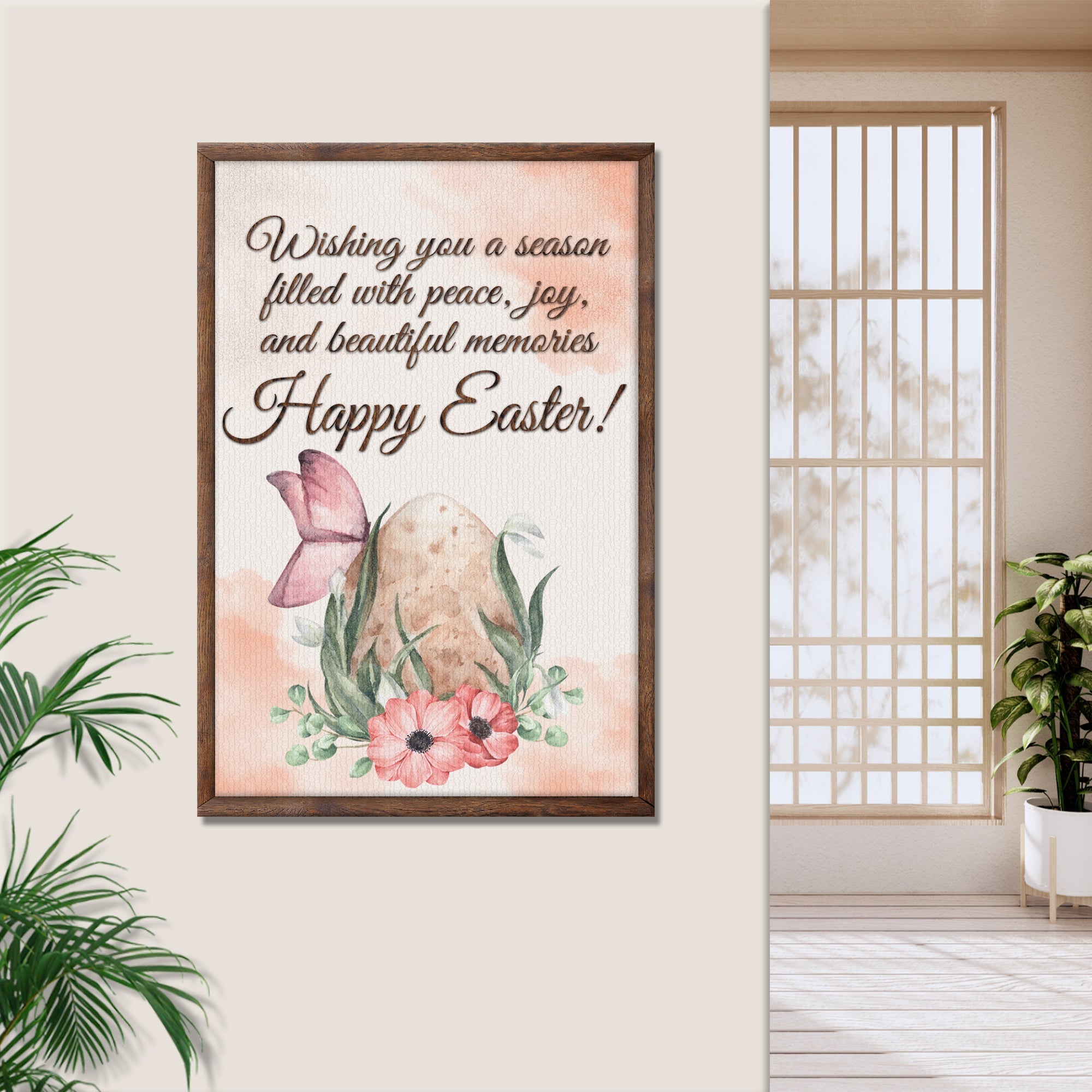 Easter Wishes Sign on sale at MyriadMart