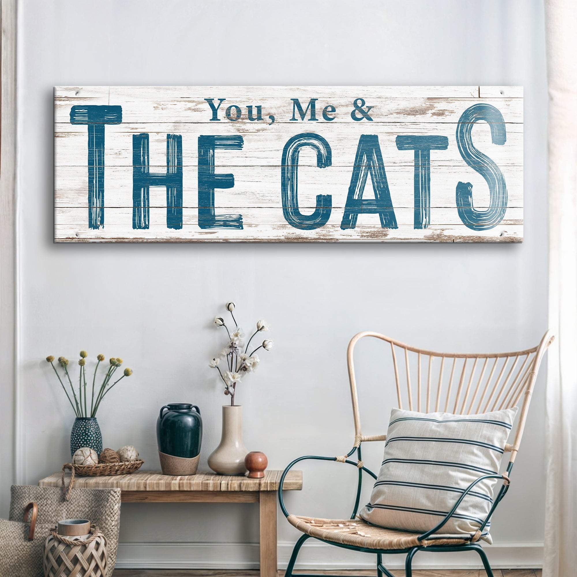 You, Me, And The Cats Sign II on sale at MyriadMart