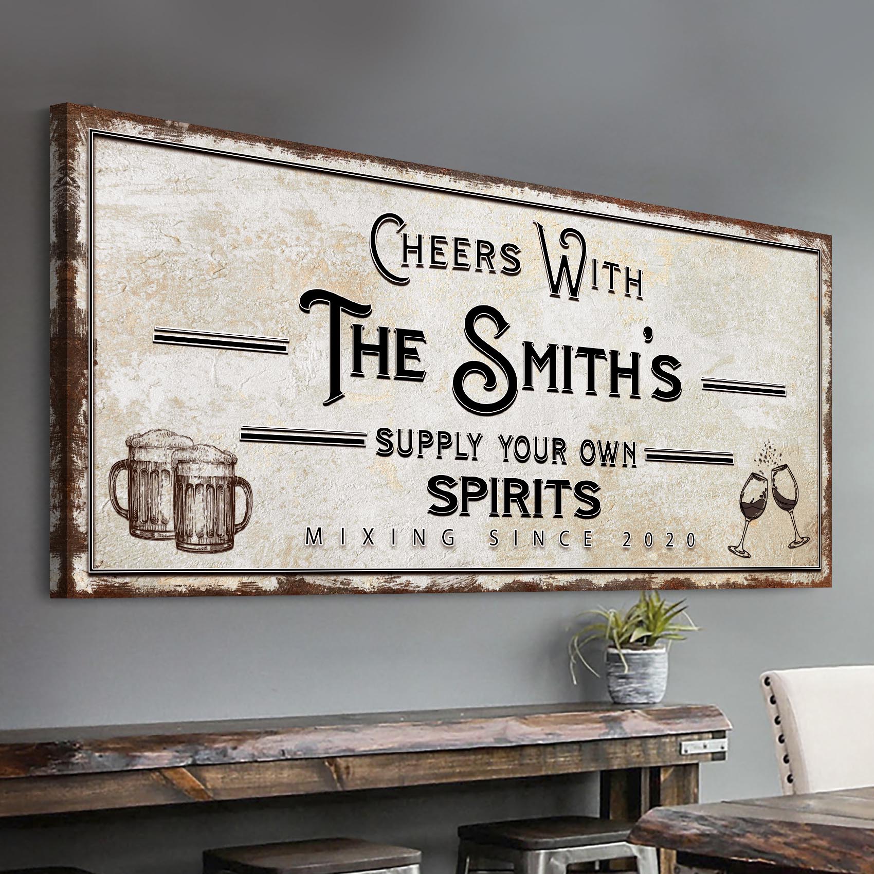 Supply Your Own Spirits Bar Sign on sale at MyriadMart