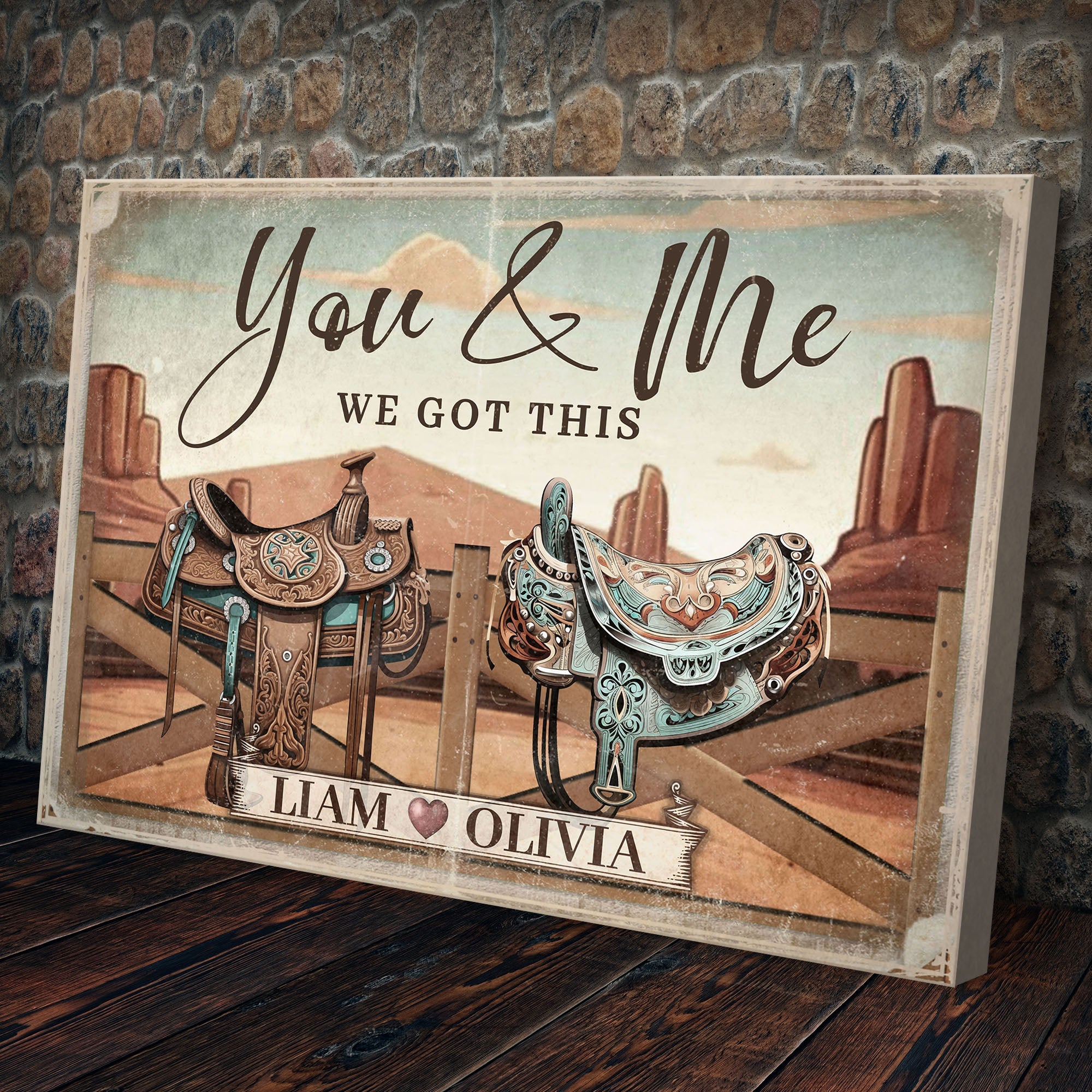 Cowboy Themed We Got This Couple Sign II on sale at MyriadMart