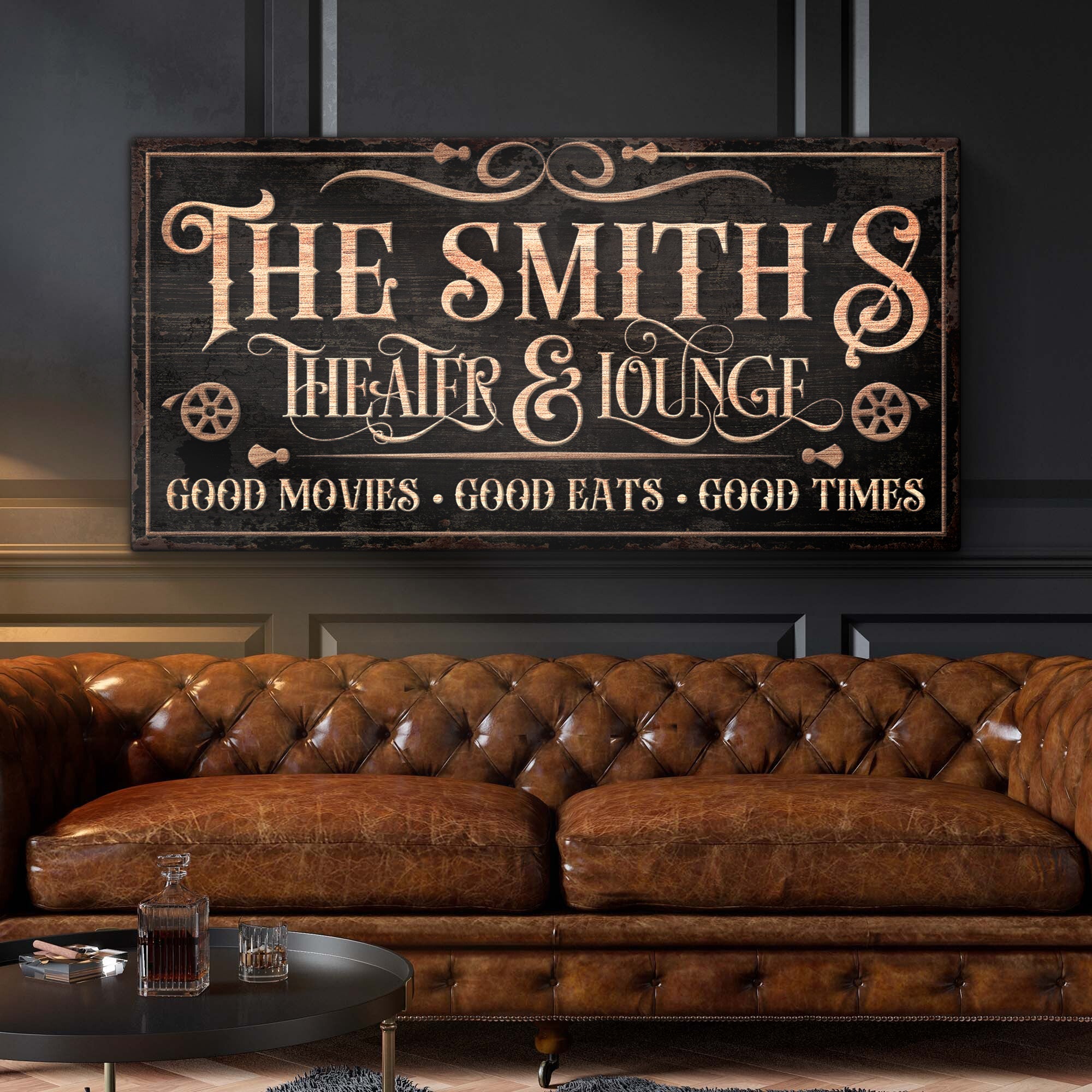 Personalized Theater Sign V on sale at MyriadMart