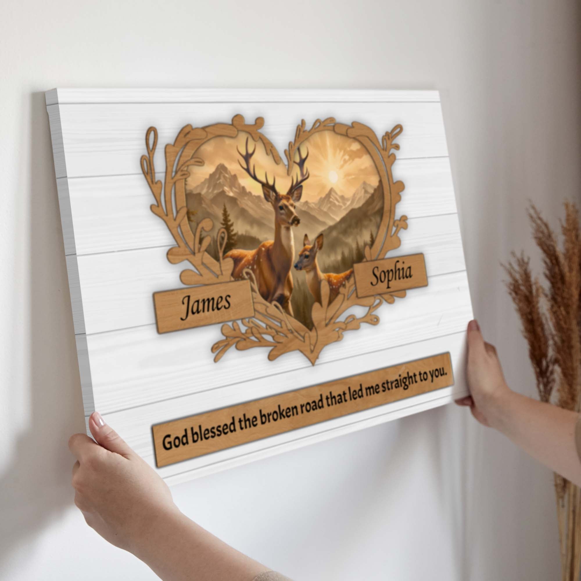 Couple Deer Sign III on sale at MyriadMart