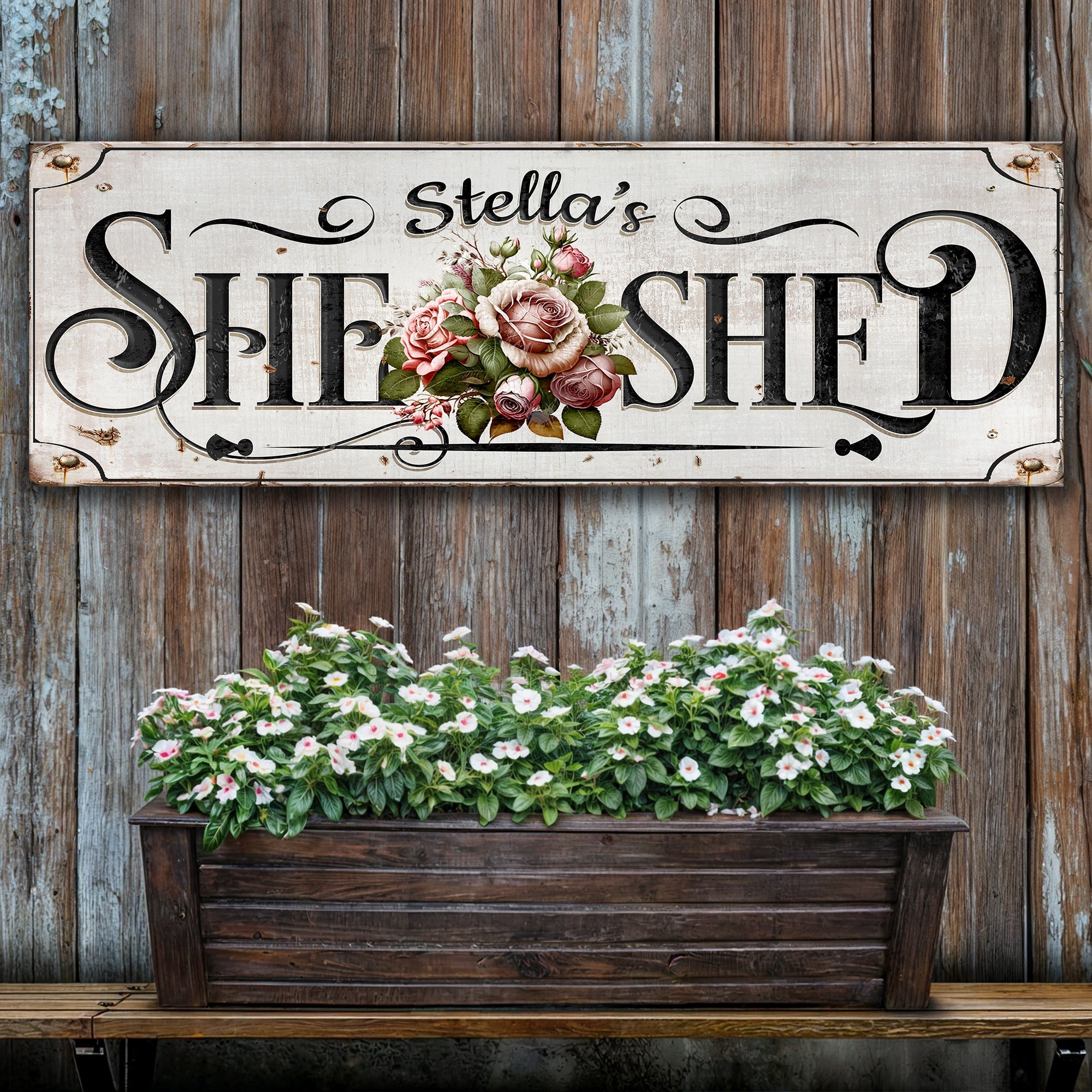 Personalized She Shed Sign on sale at MyriadMart