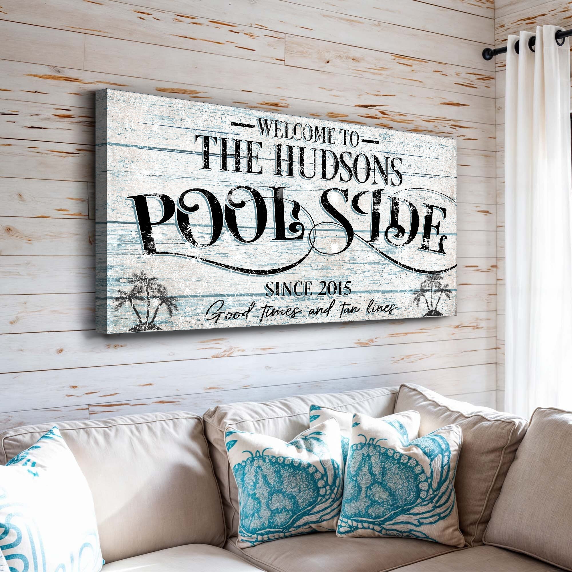 Personalized Poolside Sign II on sale at MyriadMart