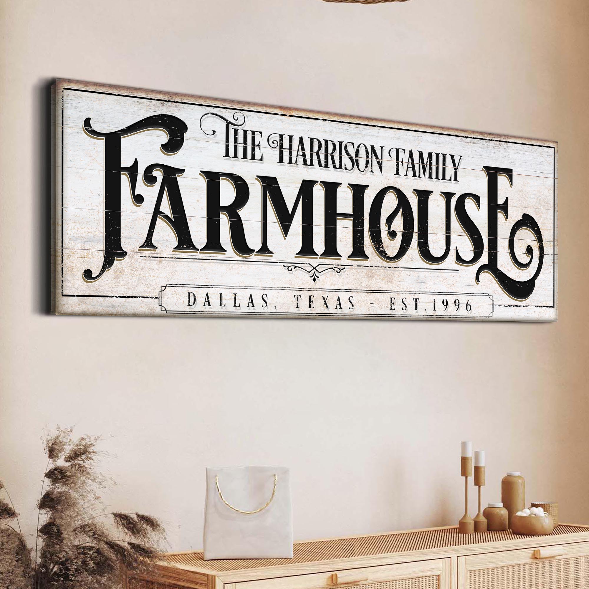 Vintage Rust Farmhouse Sign on sale at MyriadMart