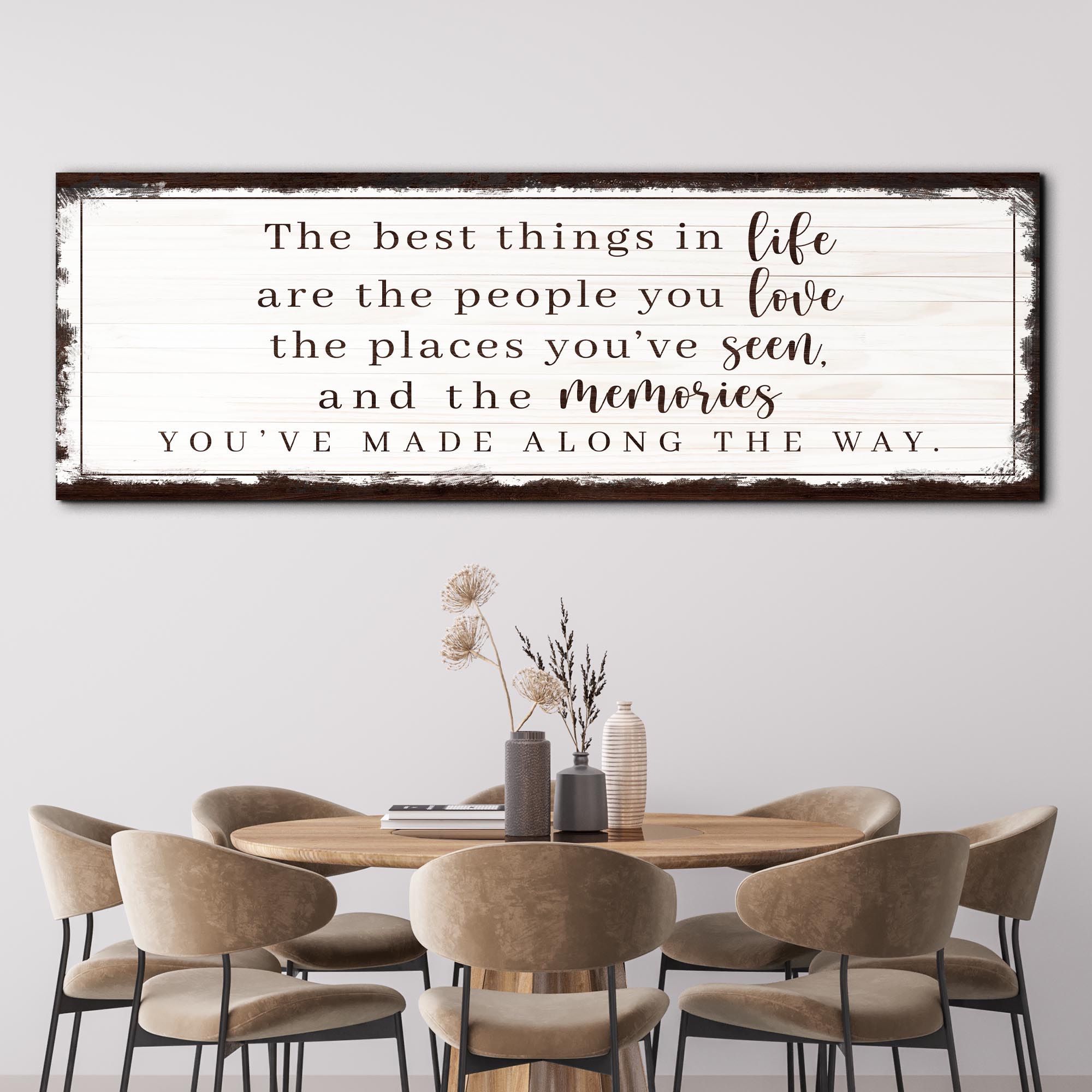 The Best Things In Life Sign VII on sale at MyriadMart