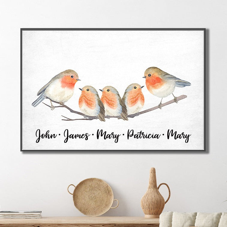 Family Flock of Birds Sign on sale at MyriadMart