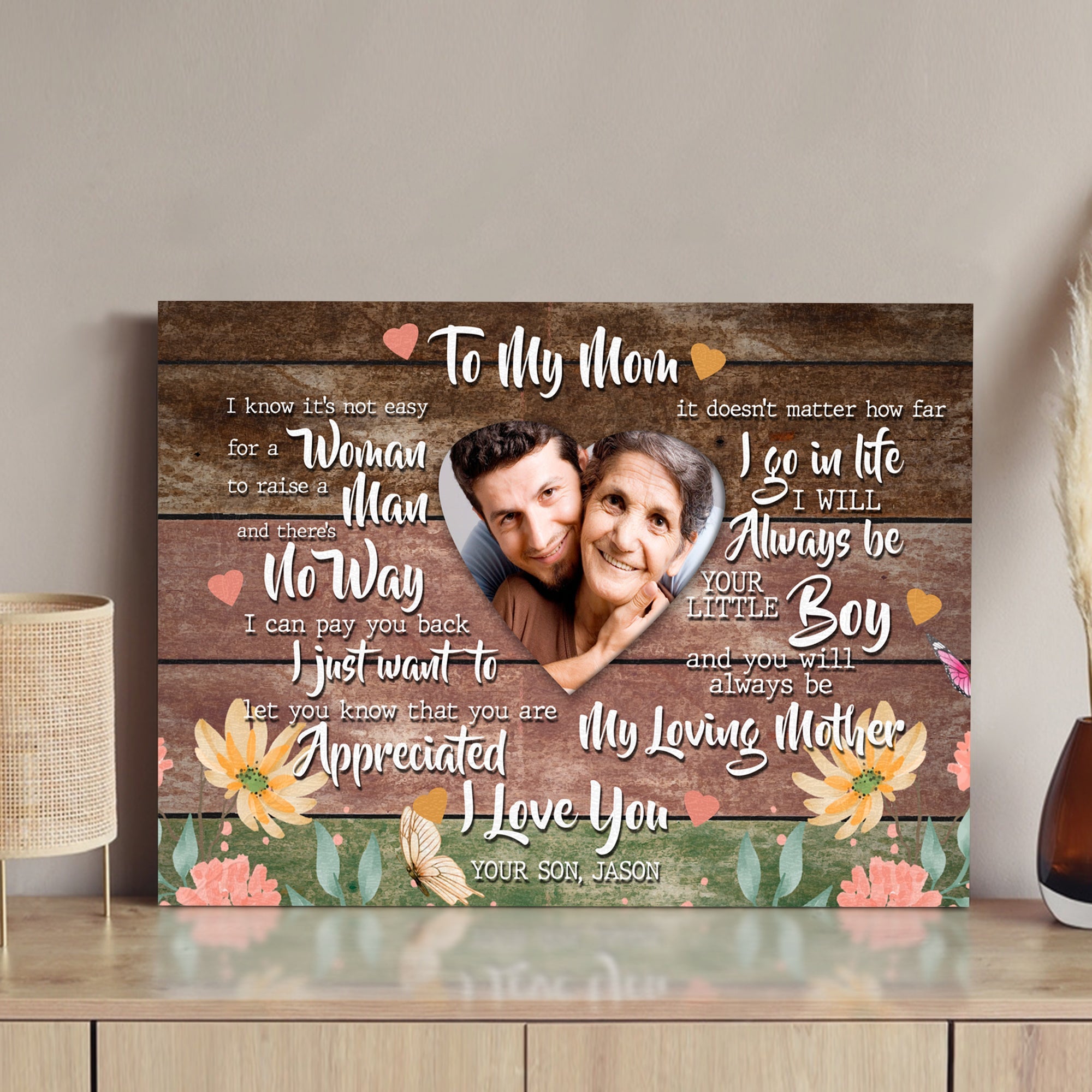 Mother's Day Sign Always My Loving Mother on sale at MyriadMart