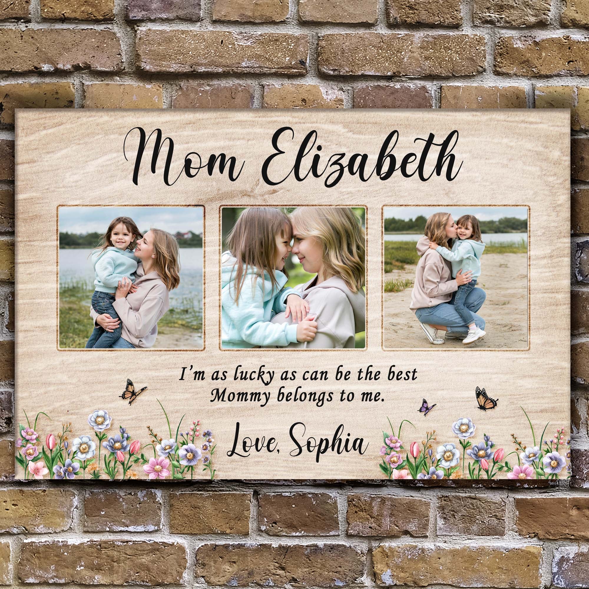 Mother's Day Sign The Best Mommy Belongs To Me on sale at MyriadMart