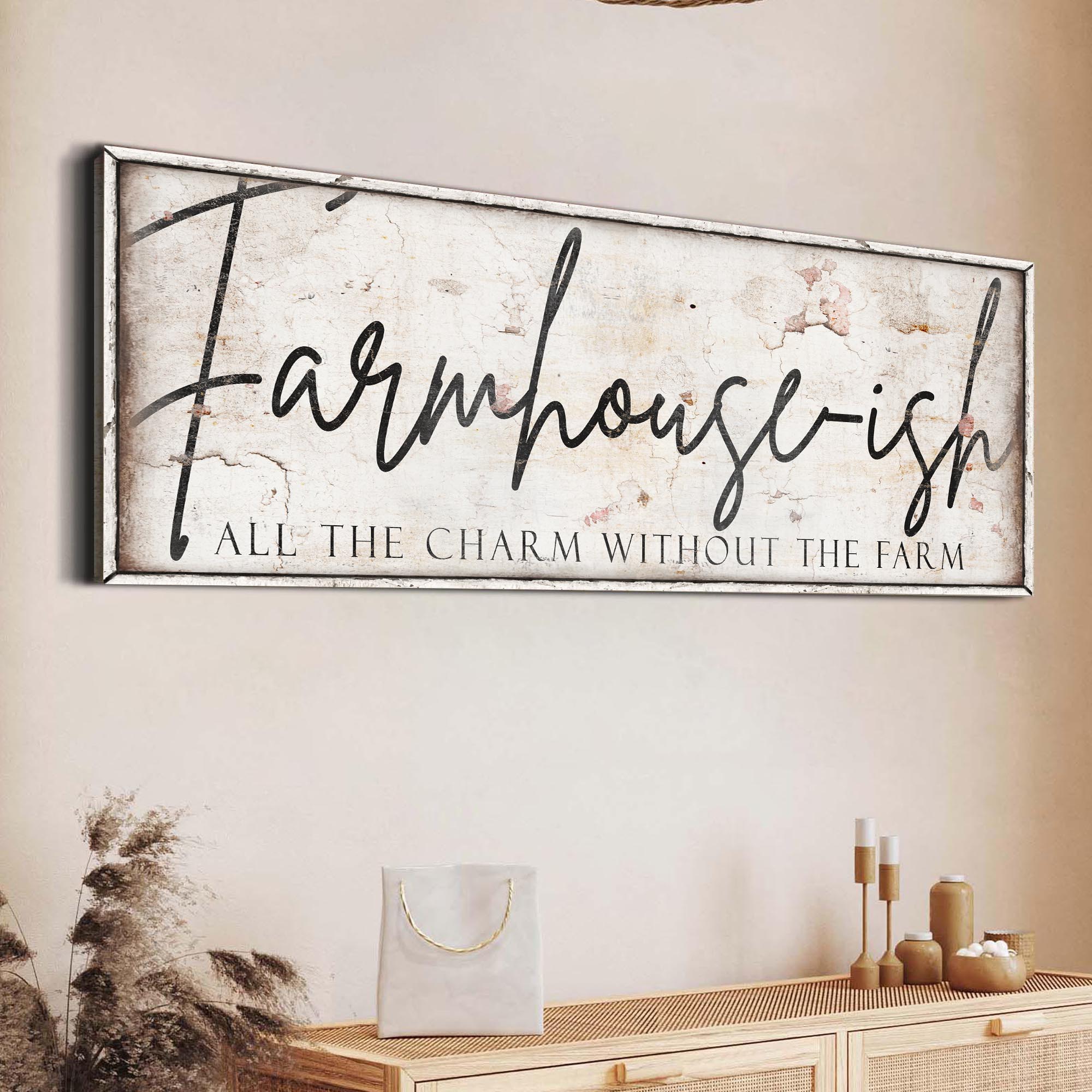Farmhouse-Ish Sign IV on sale at MyriadMart