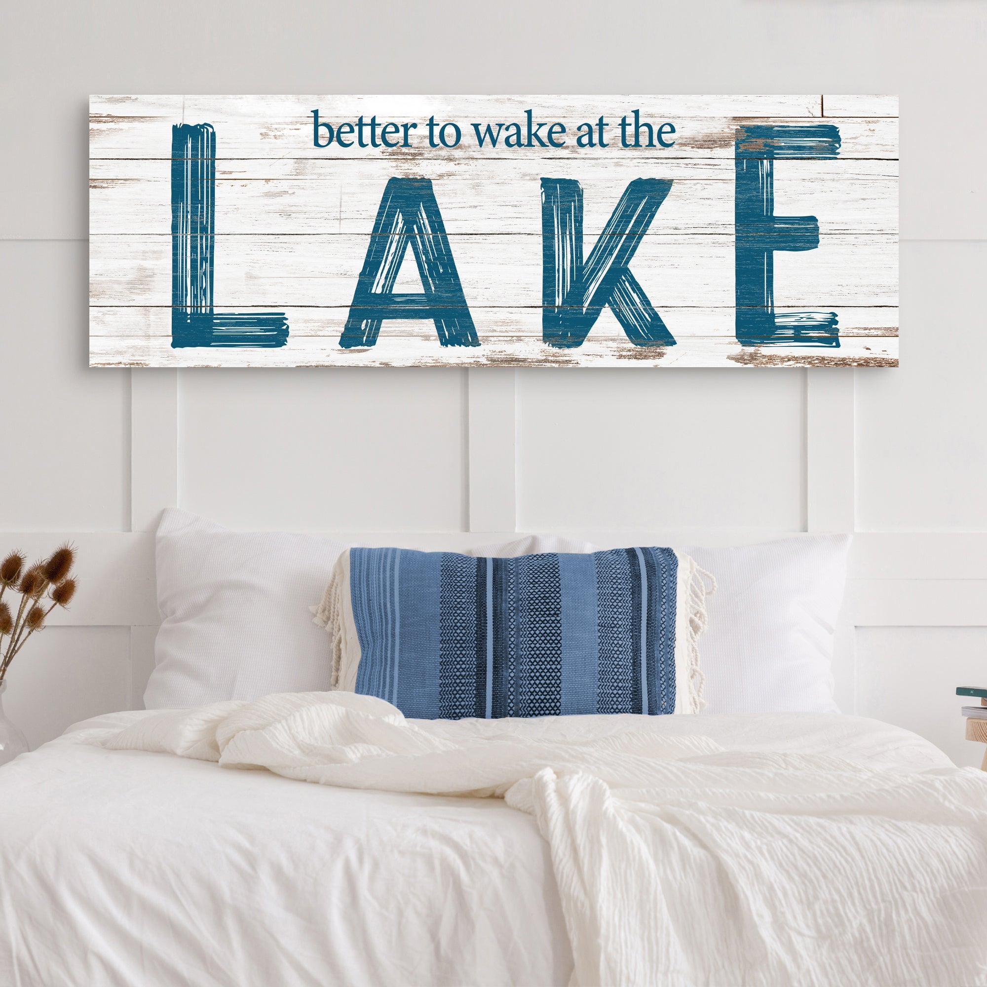 Better To Wake At The Lake Sign II on sale at MyriadMart